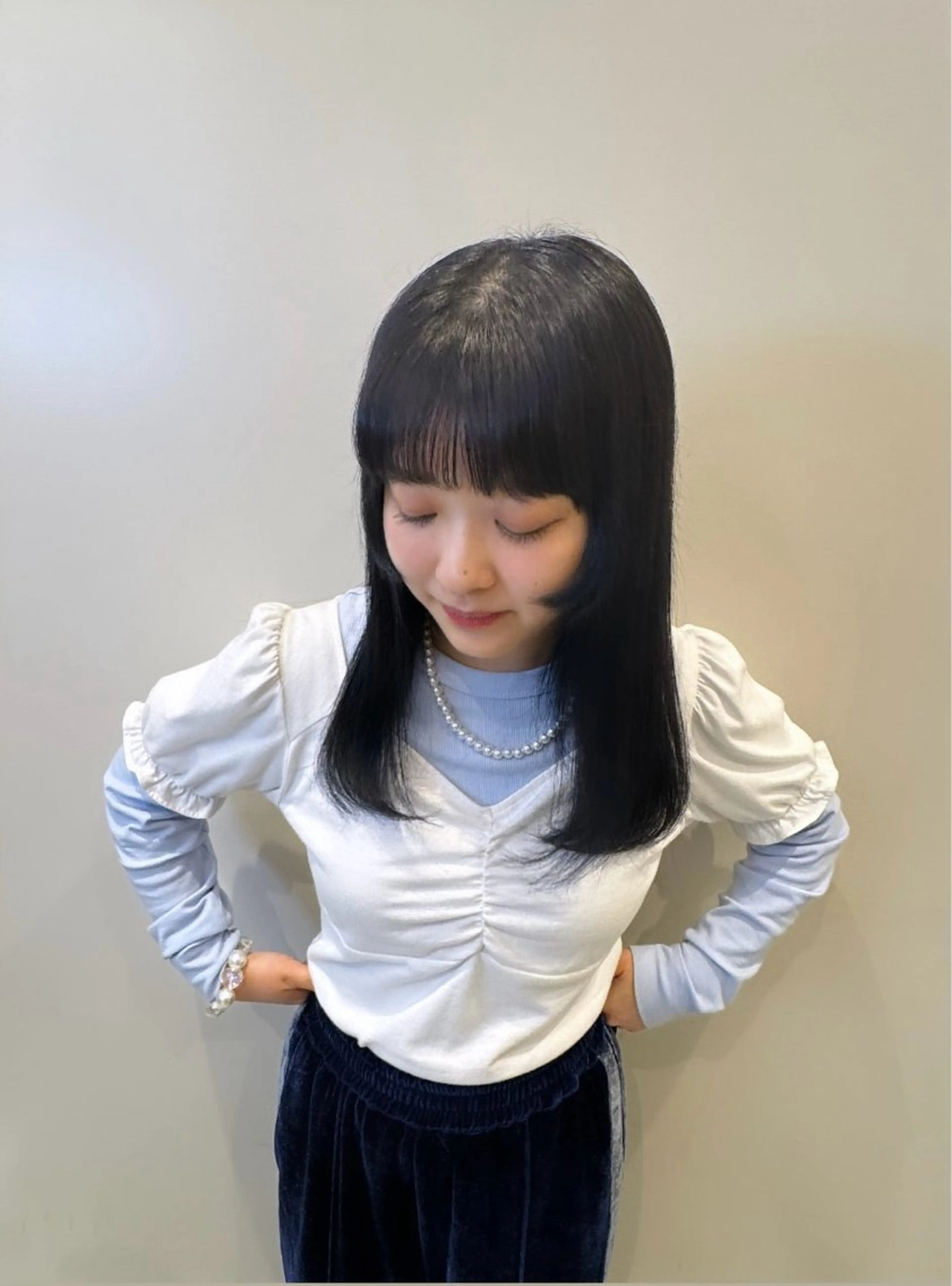 ミディアム カラー 本日1名様ご案内可能 ボブ🪽颯空🎀🪩のヘアスタイル