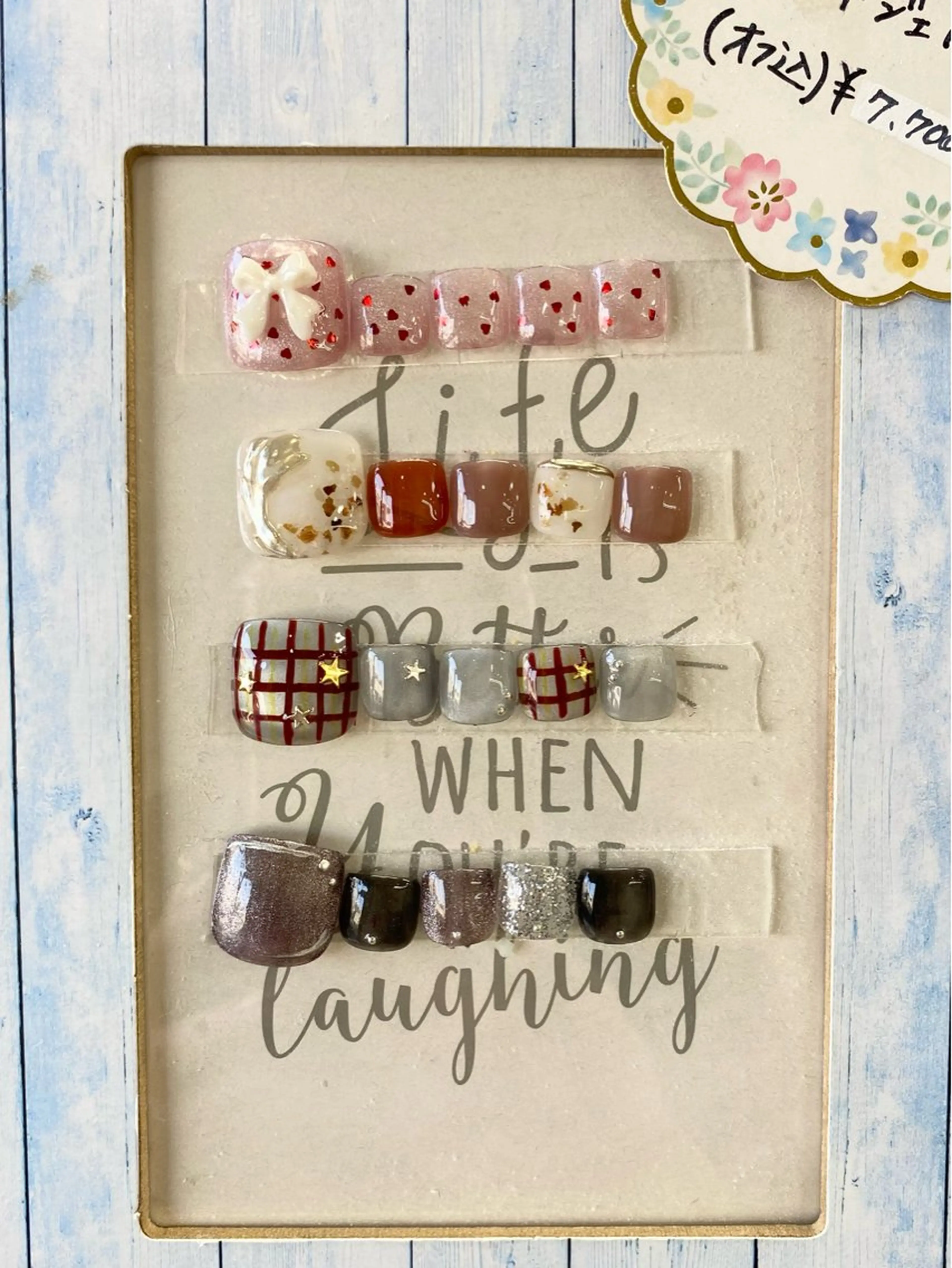 ネイル フットネイル 森田 菜月のネイルデザイン