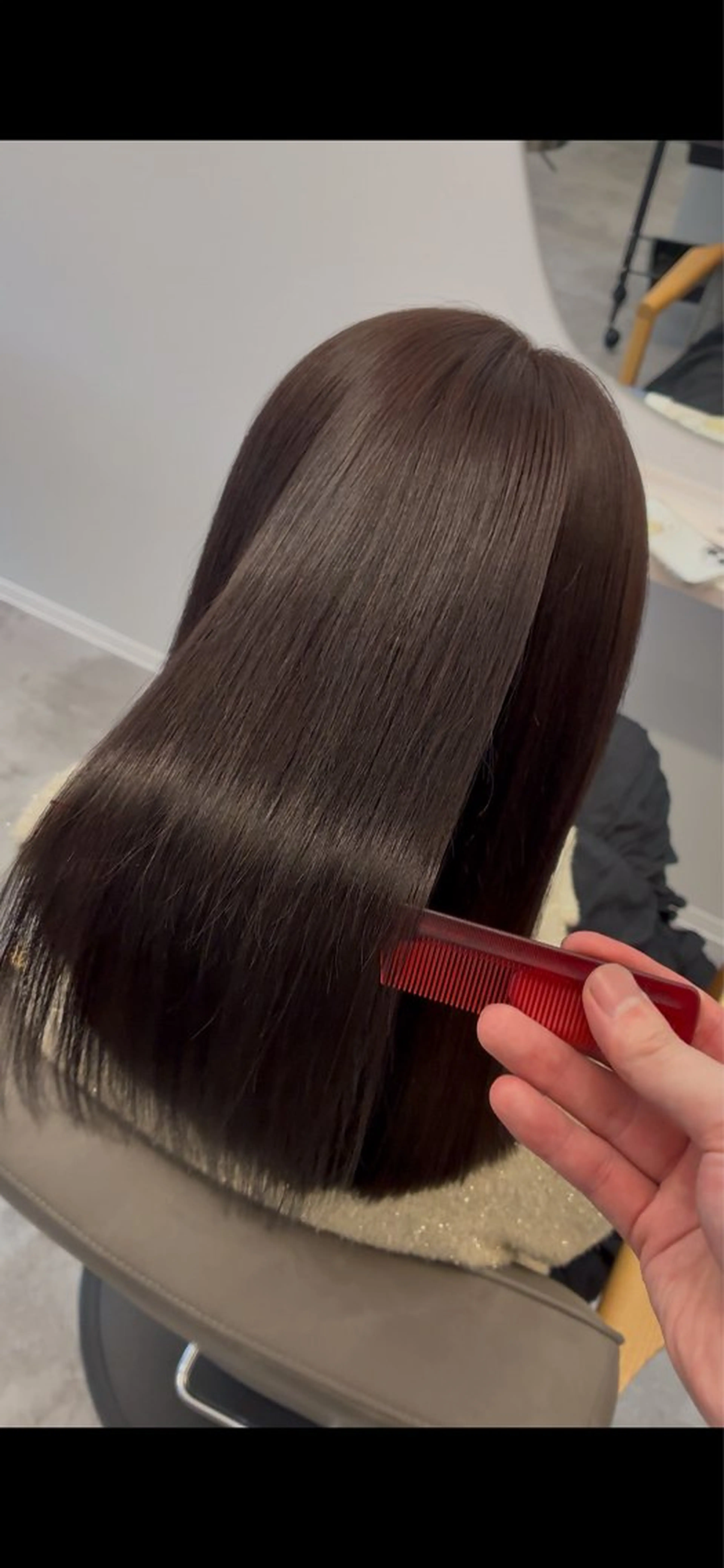 ミディアム ピンクブラウン 髪質改善 トリートメント カット ヘアカラー トリートメント SOLÉ.（ソレ)所属・白崎 龍神のヘアスタイル