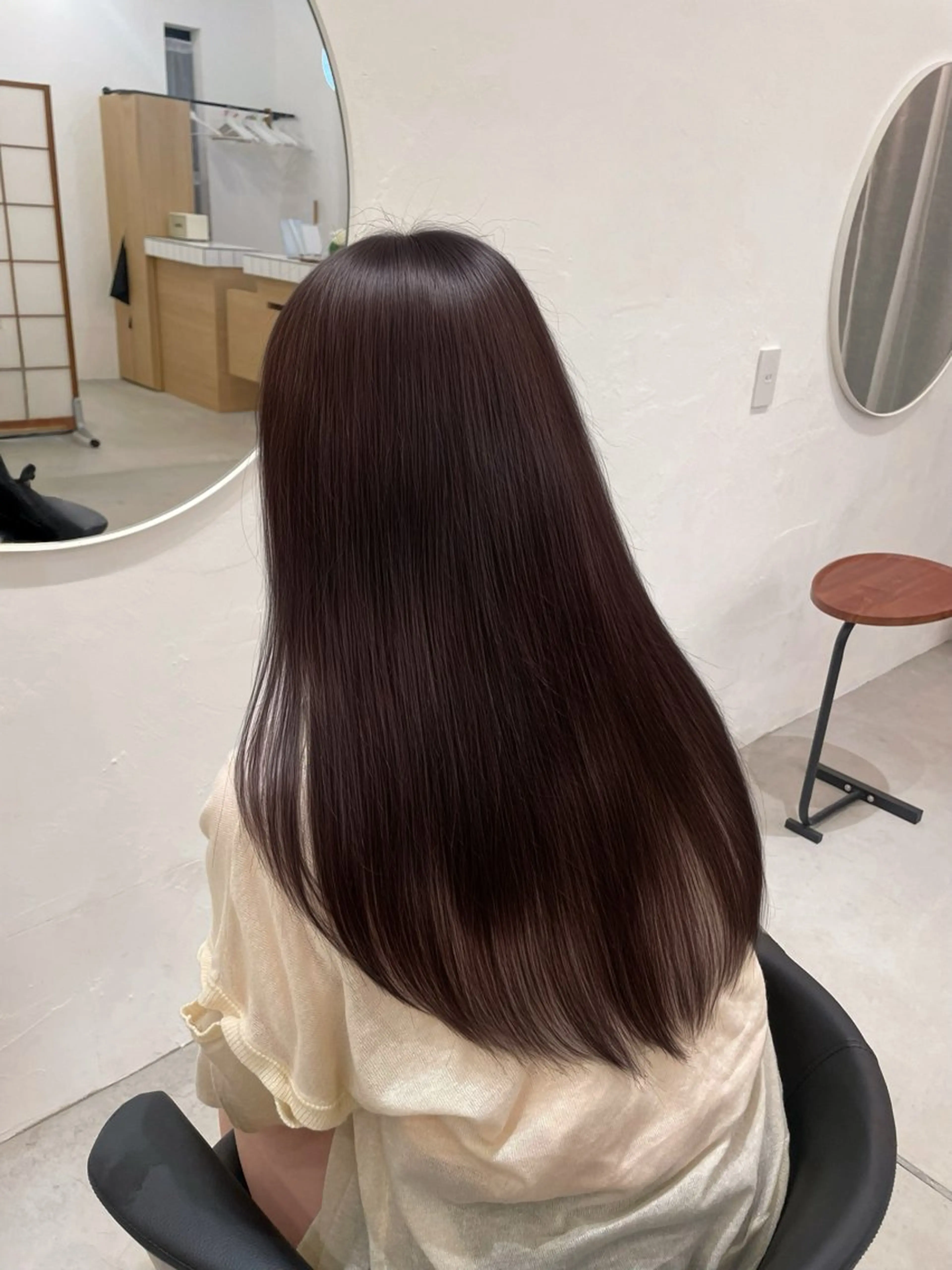 ロング カラー トリートメント 韓国ヘア/韓国風 パーマ/kazueのヘアスタイル