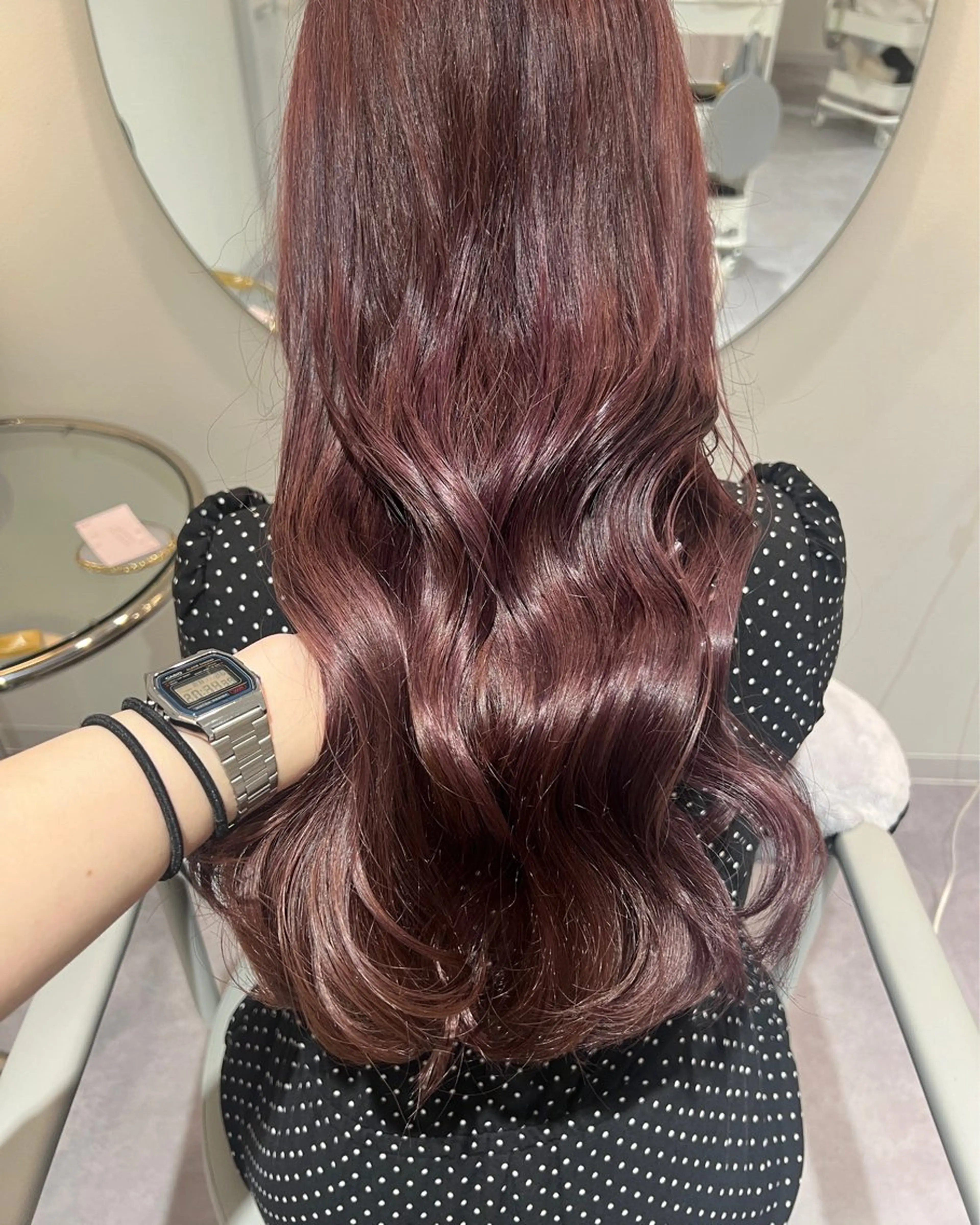 ロング ピンクラベンダー 髪質改善 美髪✨艶髪✨髪質改善 カラー特化🌙鈴屋和のヘアスタイル