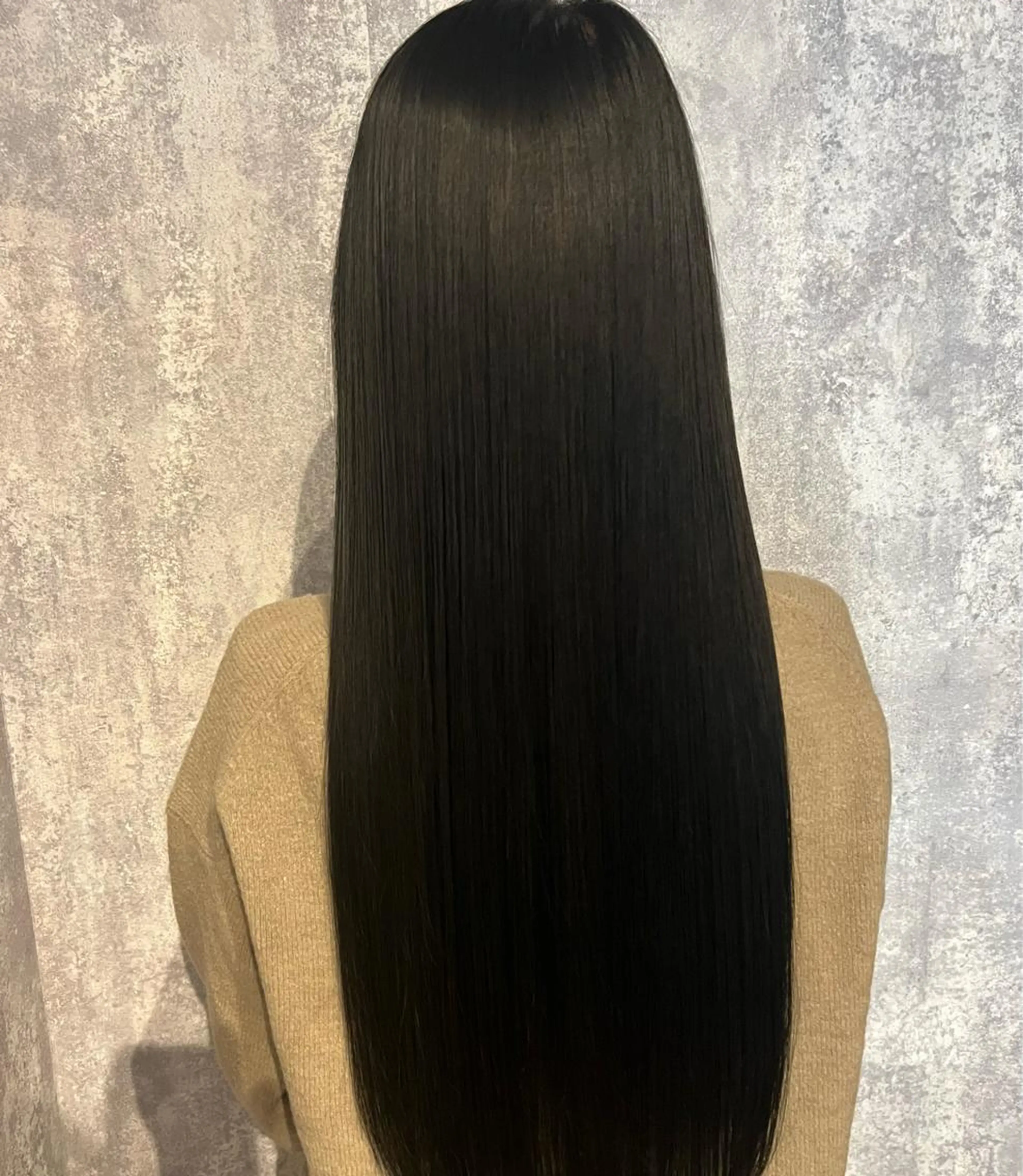 ⭐️【ストレート系フルコース】美髪縮毛矯正 + カット + 髪質改善ケアカラー + クイックトリートメントの写真