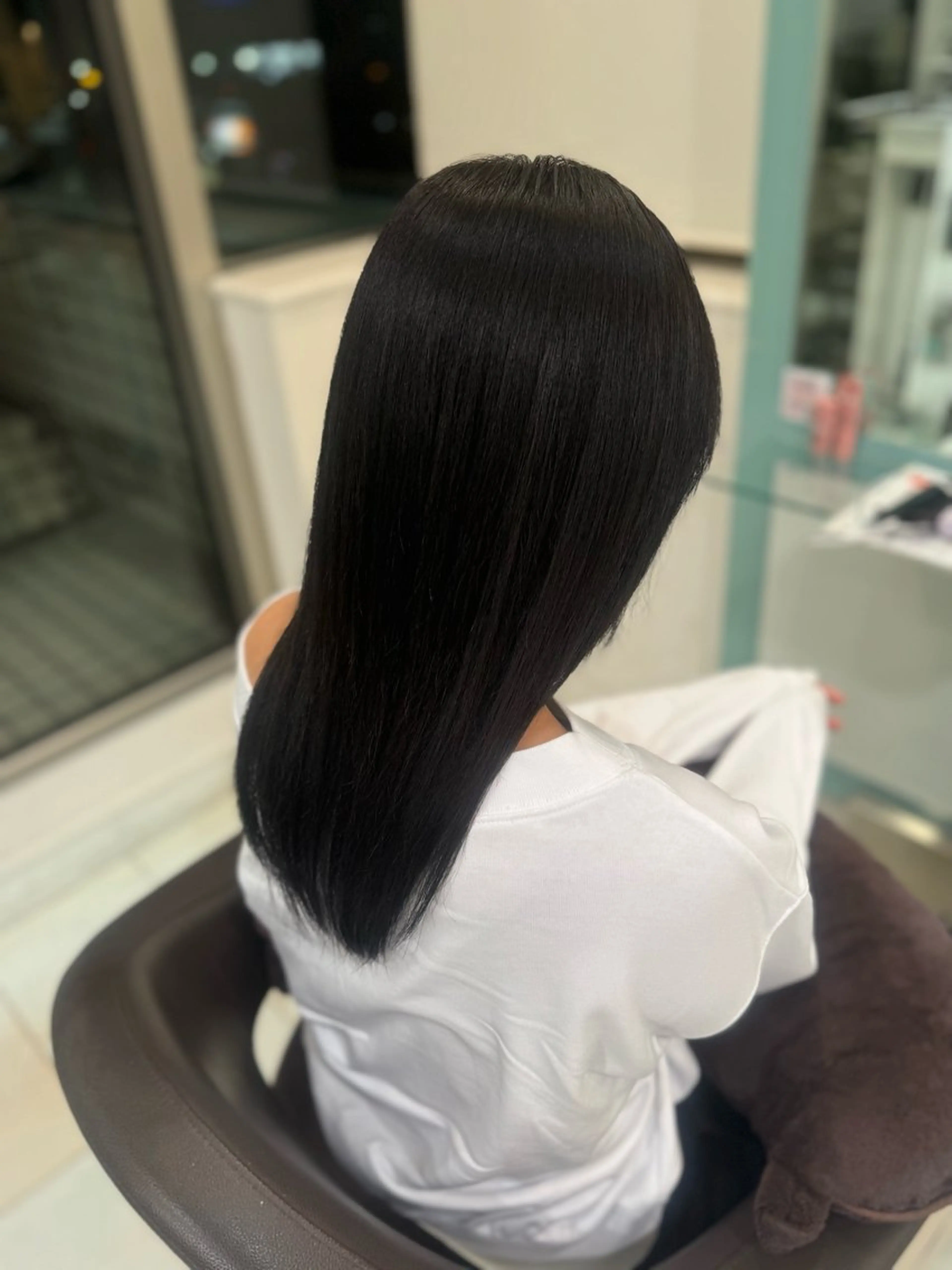 セミロング ヘアカラー Quol🩵 このか 🩵のヘアスタイル