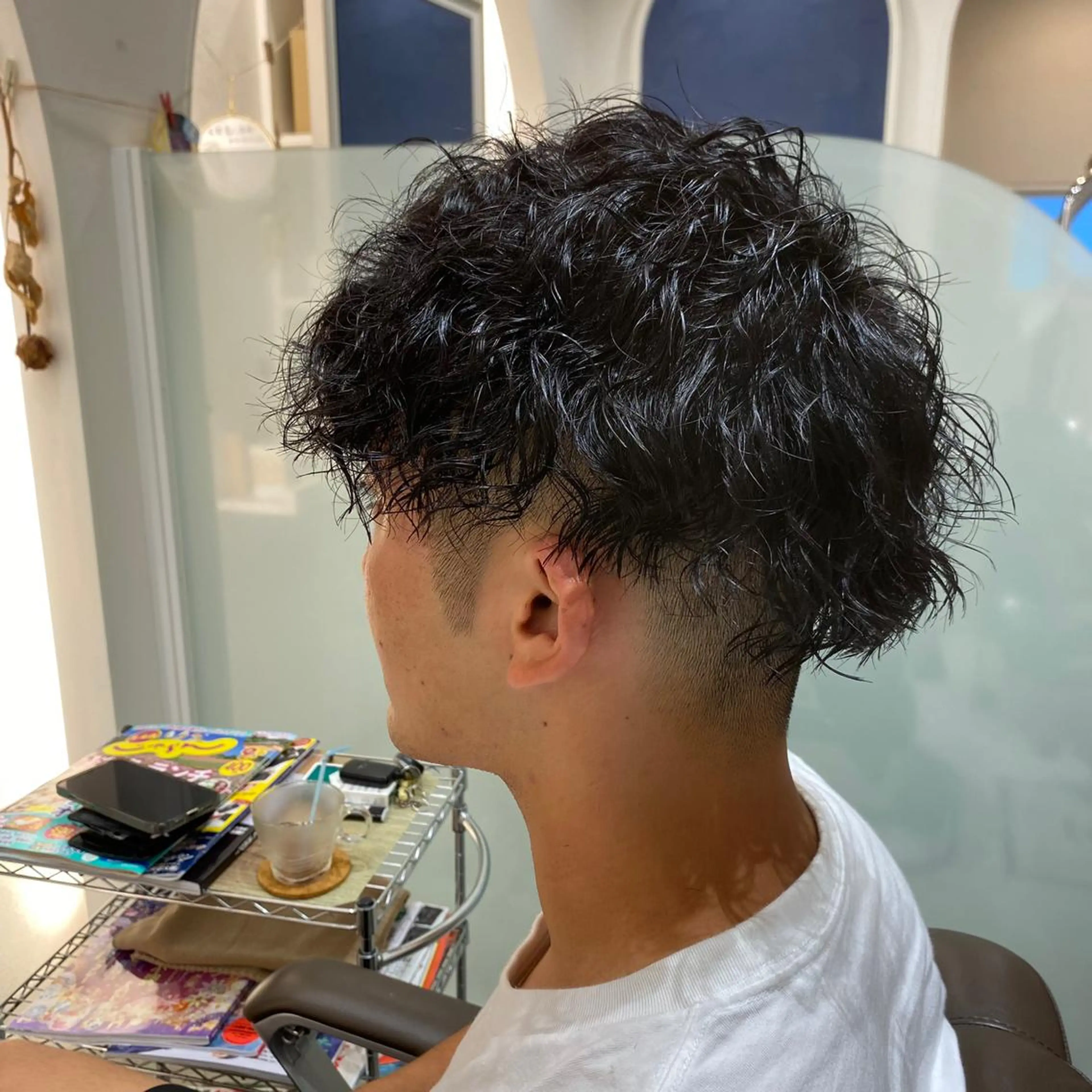 【メンズ】カットパーマの写真