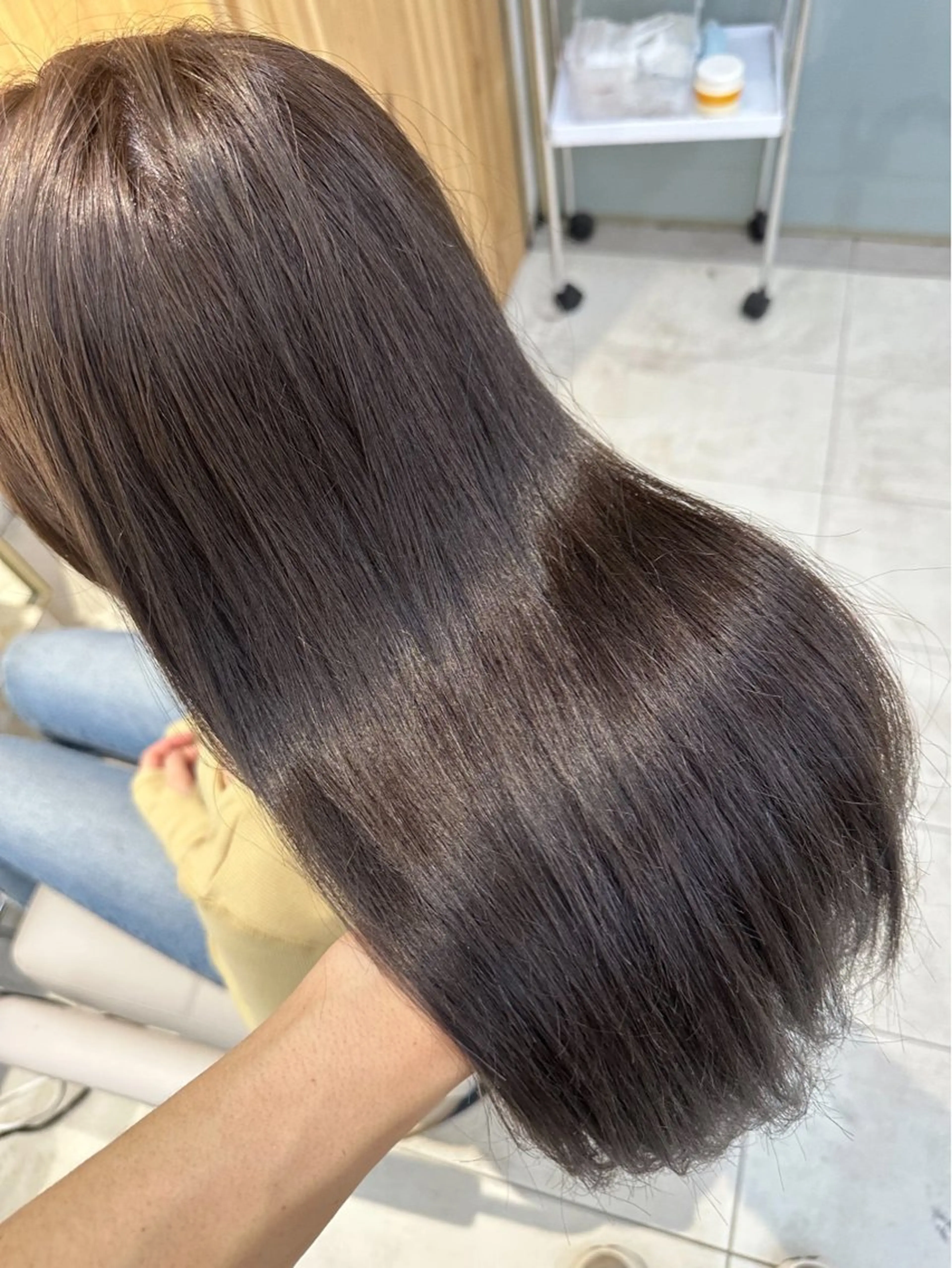 ロング oto🎀×美髪× シースルー前髪🤍のヘアスタイル