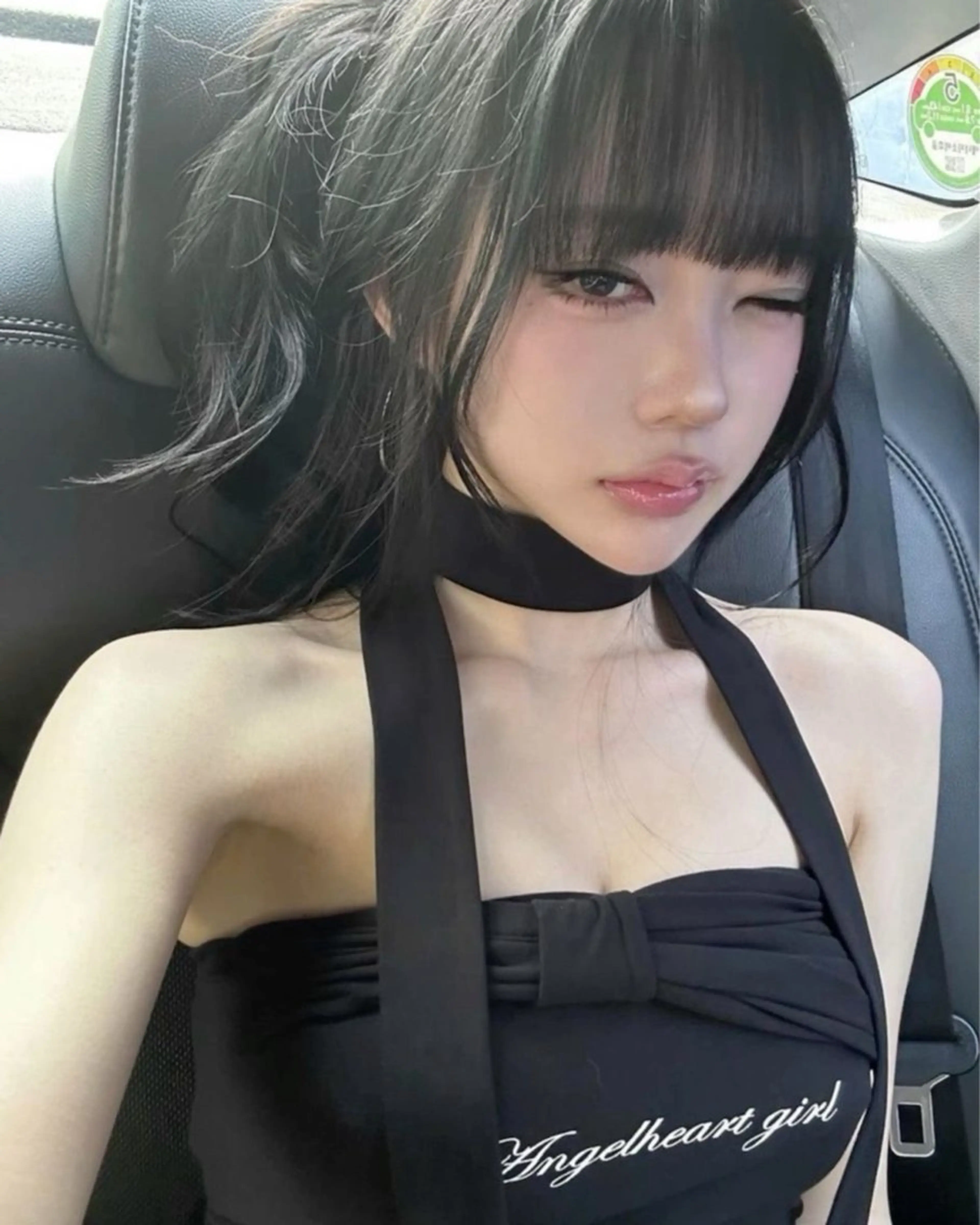 カラー カット ヘアカラー 韓国風暗髪ヘア🤍 🫧MIREIのヘアスタイル