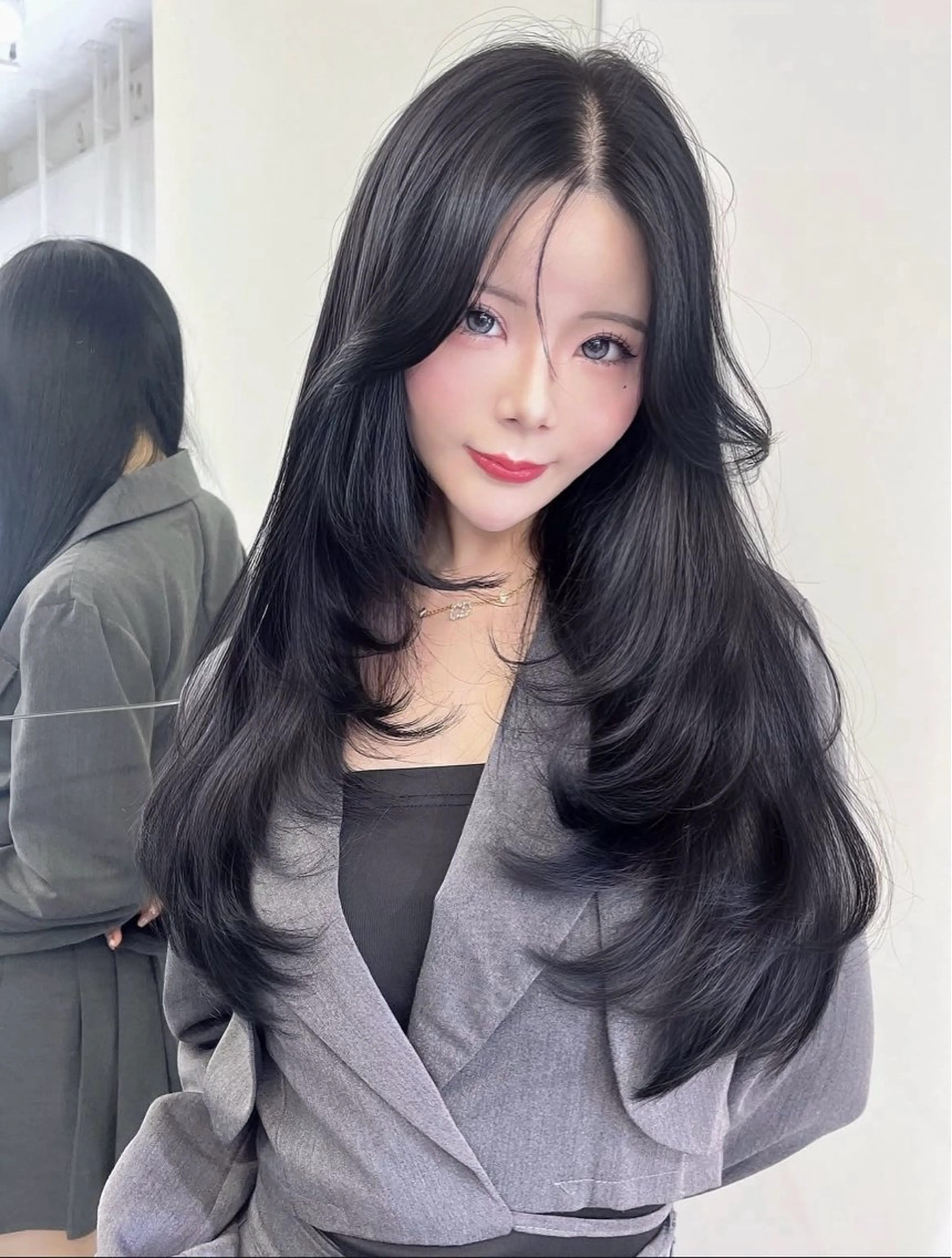 ロング カラー カット ヘアカラー トリートメント レイヤー\髪質改善\ ボブ特化\たかひろのヘアスタイル