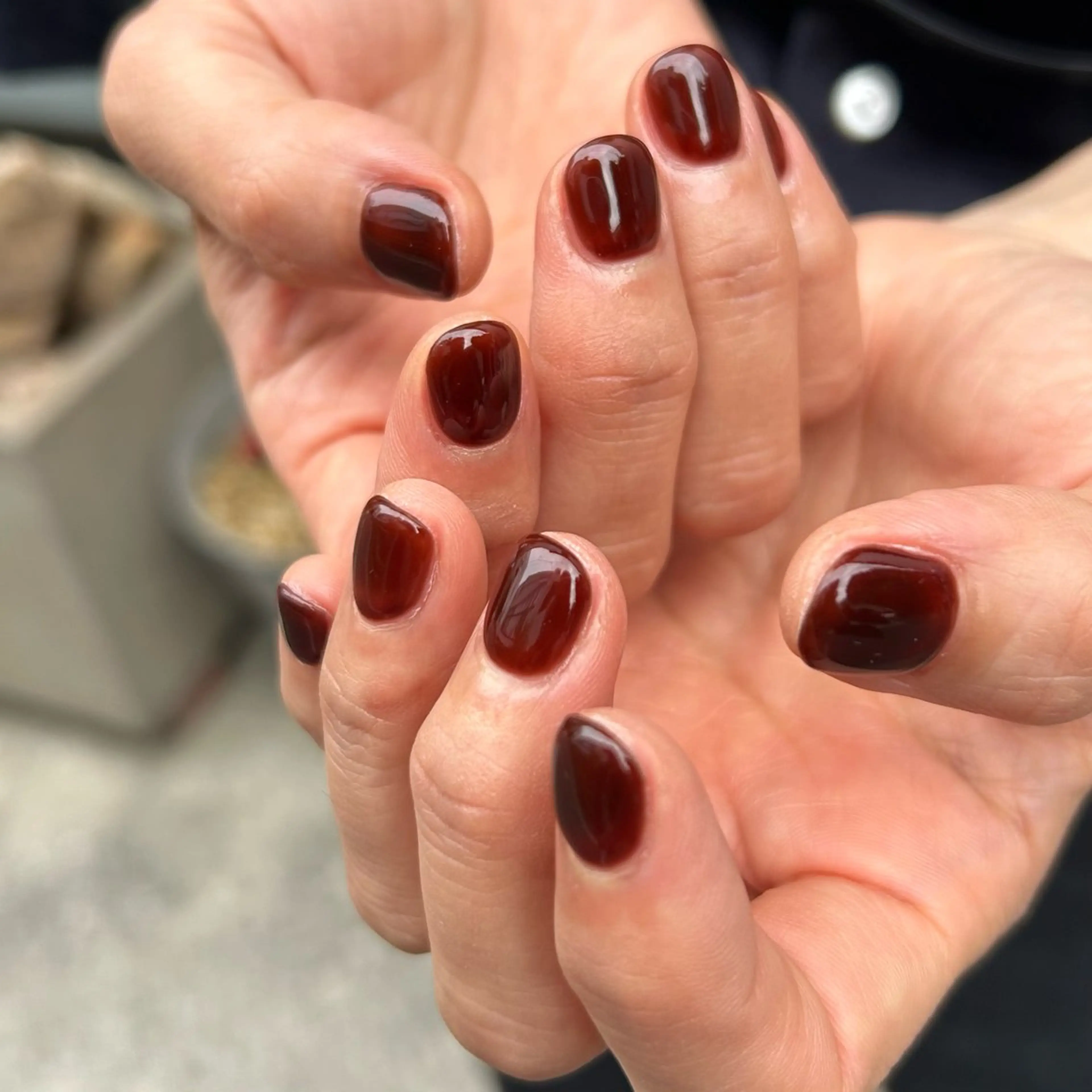 ネイル ブラウン Yumi 広尾|恵比寿ネイルのネイルデザイン