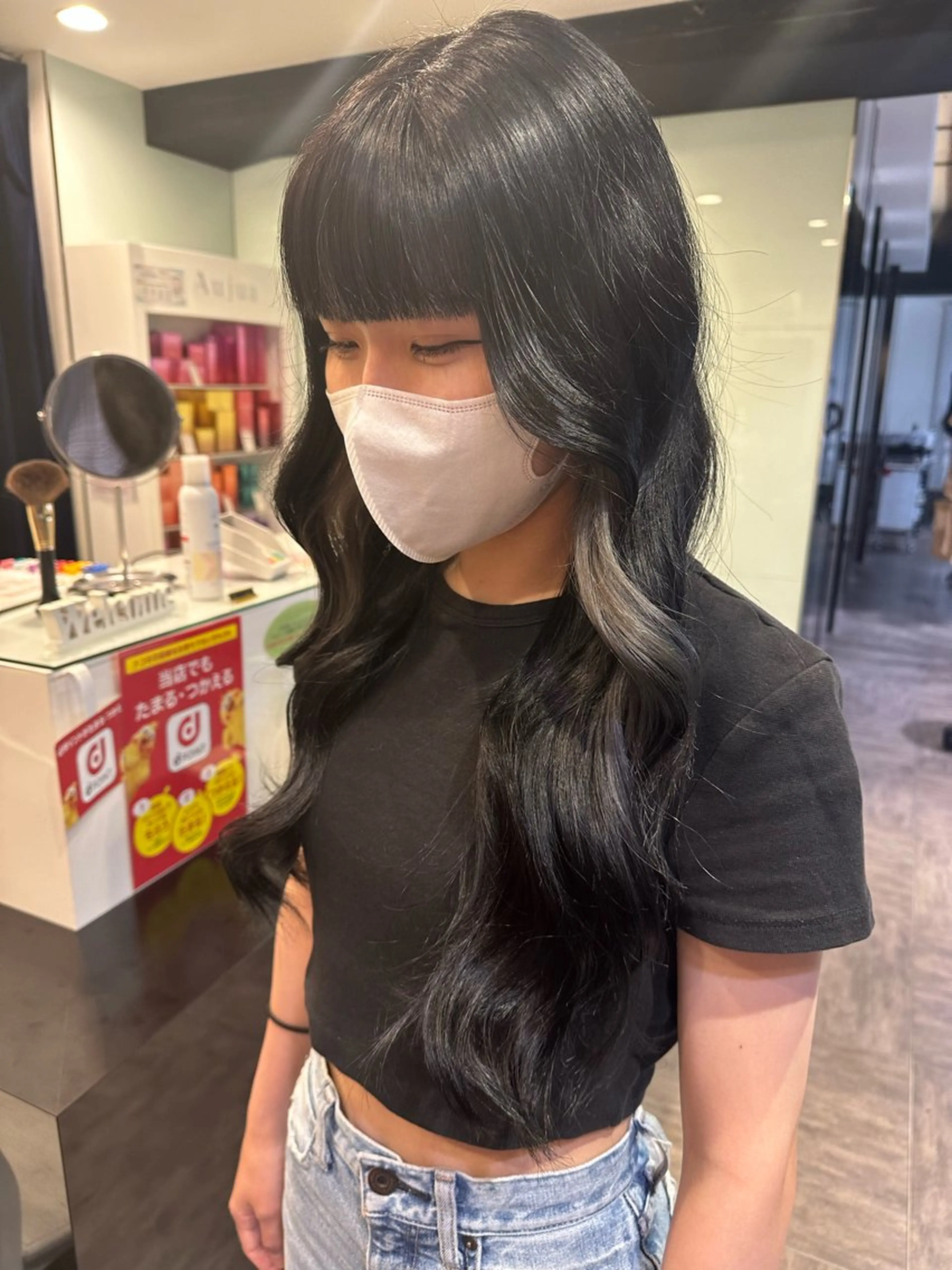 ロング カラー ヘアカラー レイヤー/艶カラー ROKUのヘアスタイル