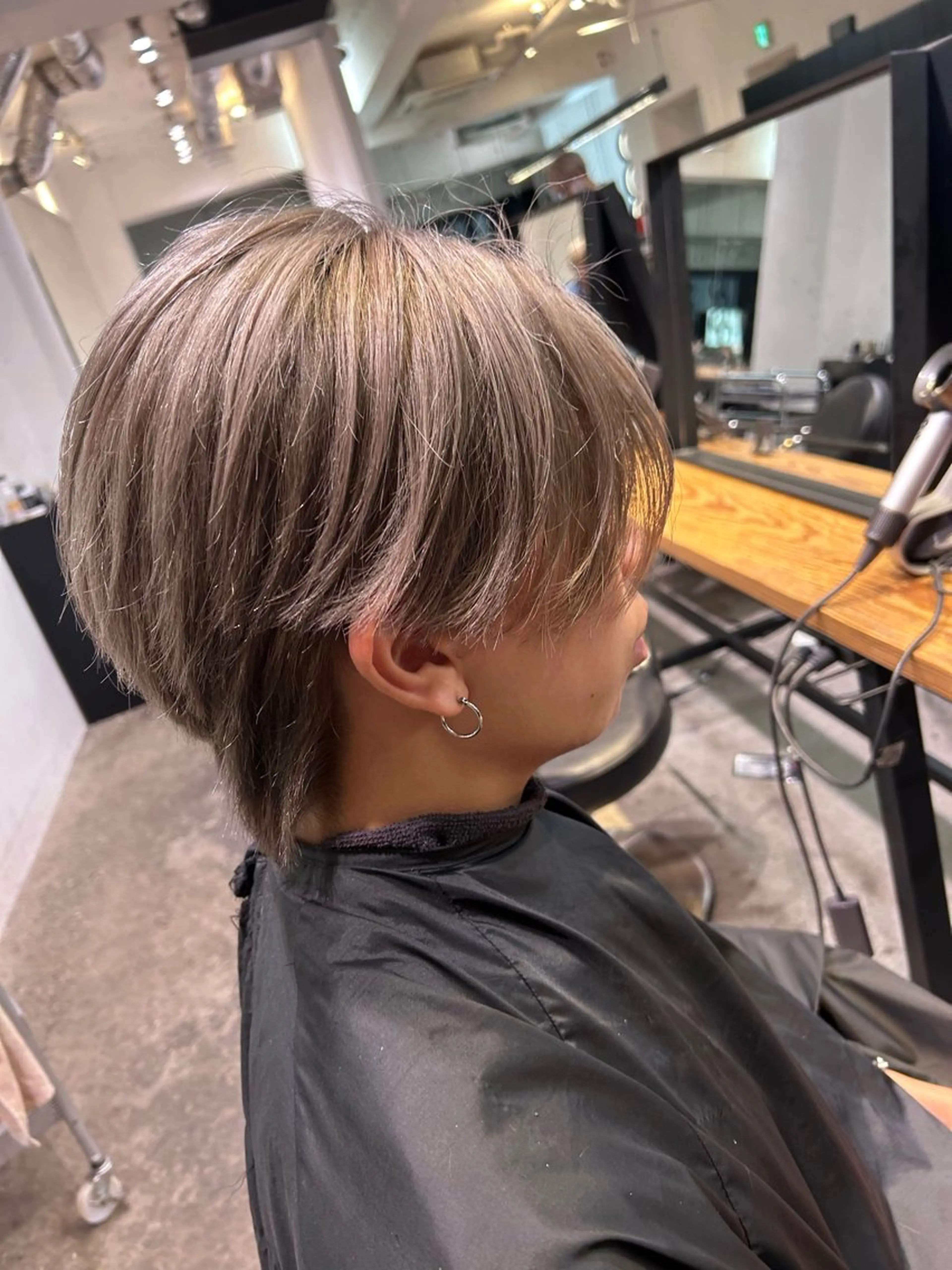 メンズ メンズ韓国風 縮毛矯正 宮本晃成のヘアスタイル