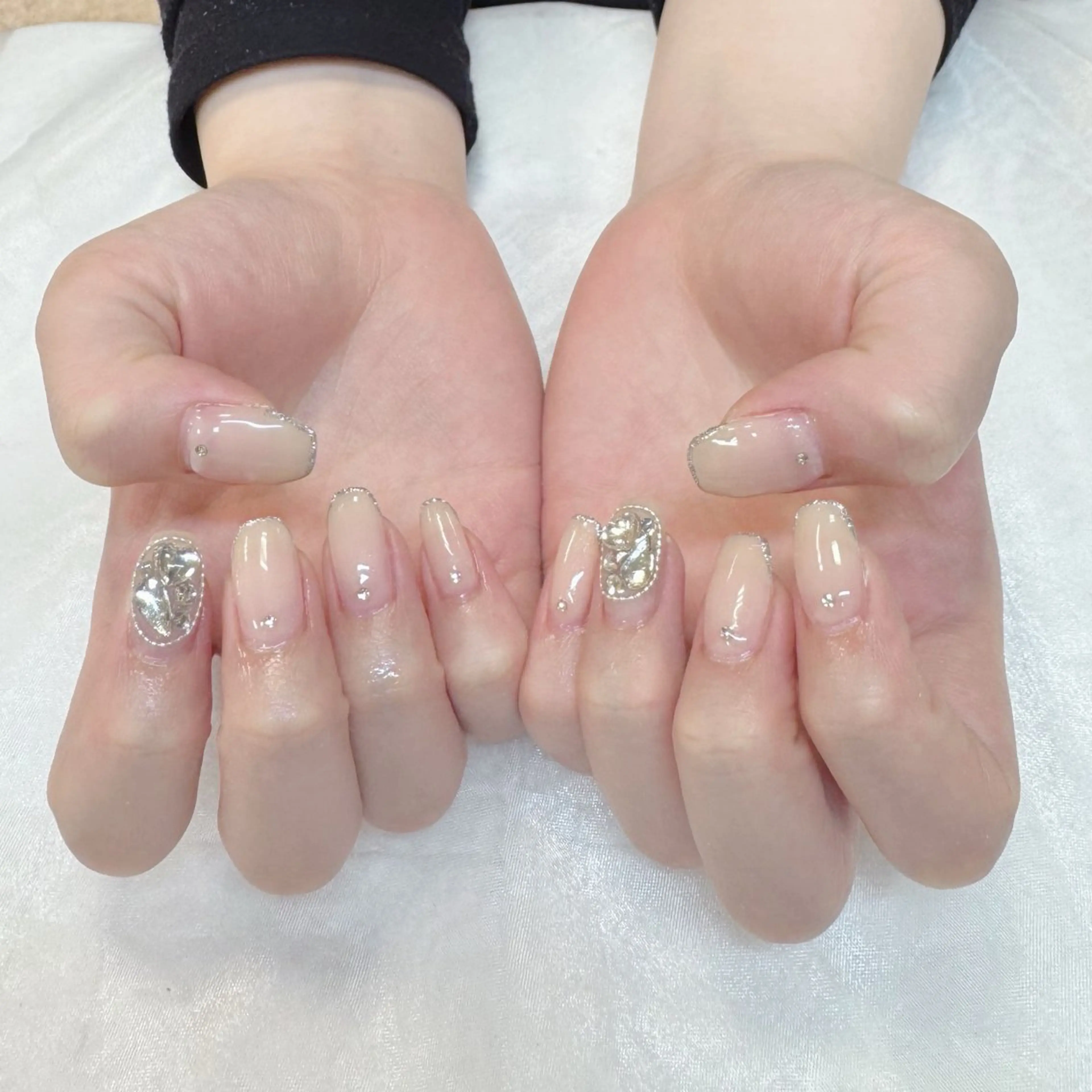 ネイル キラキラネイル 春ネイル maruyasu. yのネイルデザイン