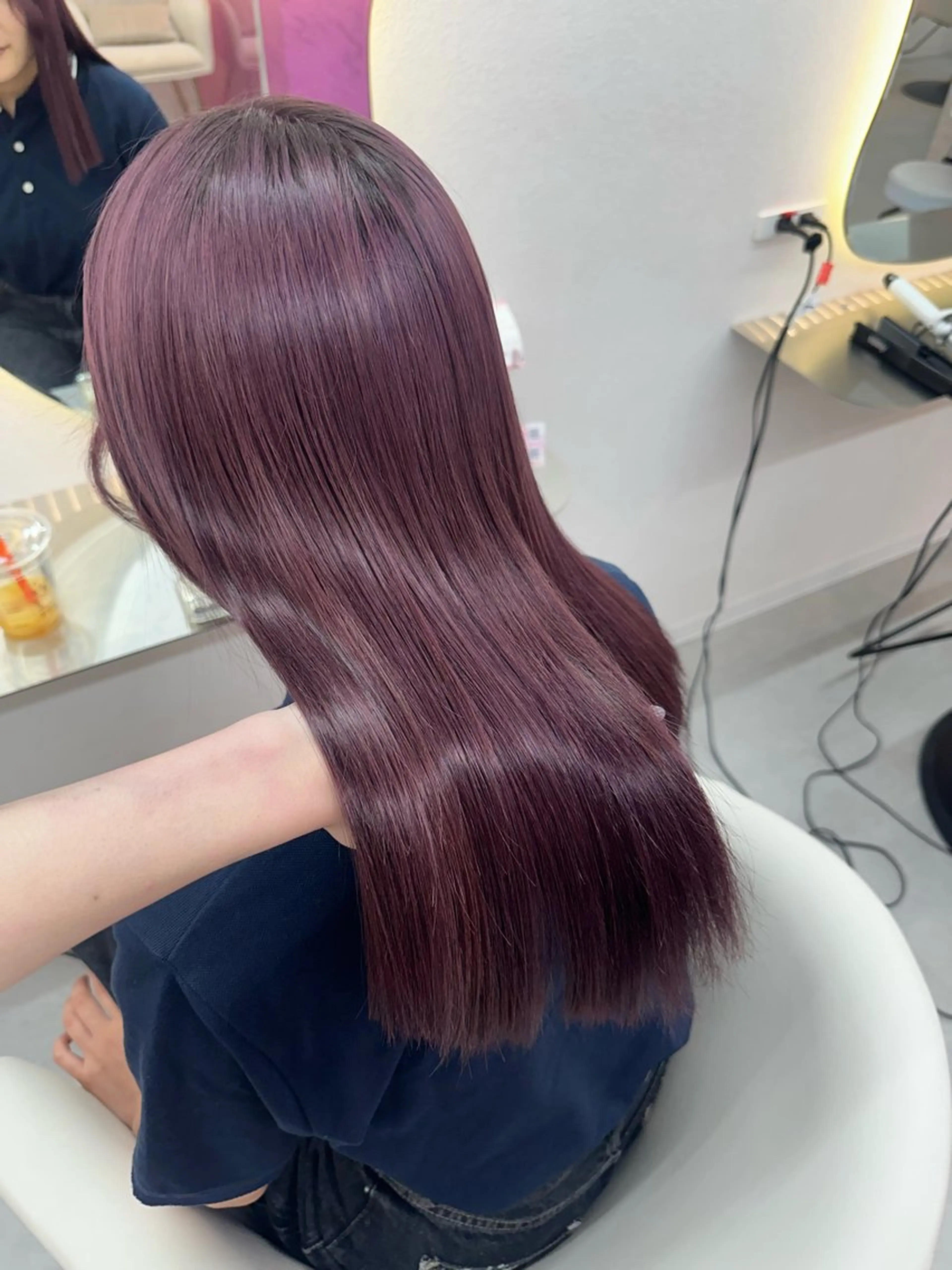ロング カラー ヘアカラー トリートメント Rio🎀 カラー/顔周りカットのヘアスタイル