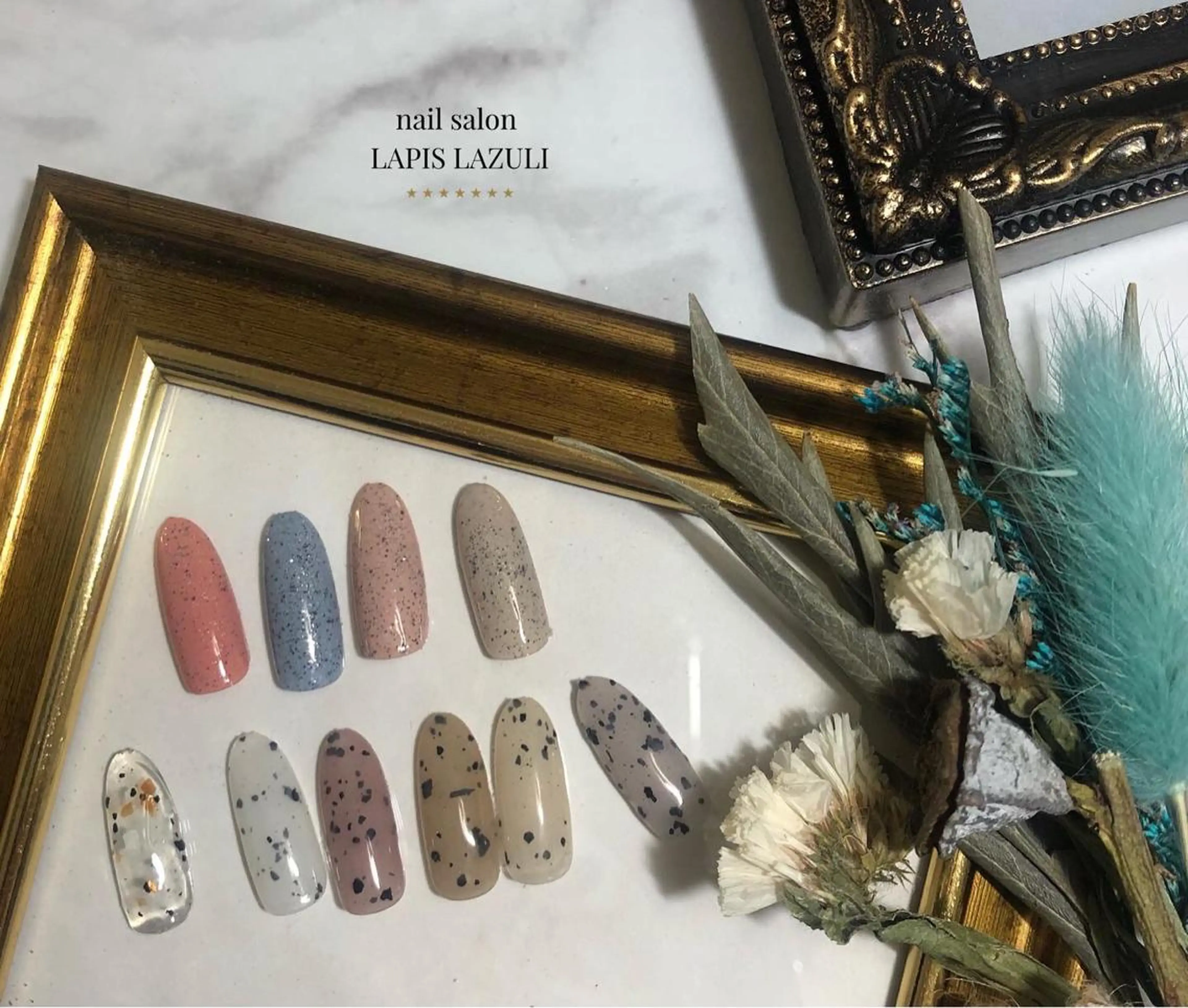 ネイル nail salon ラピスラズリのネイルデザイン