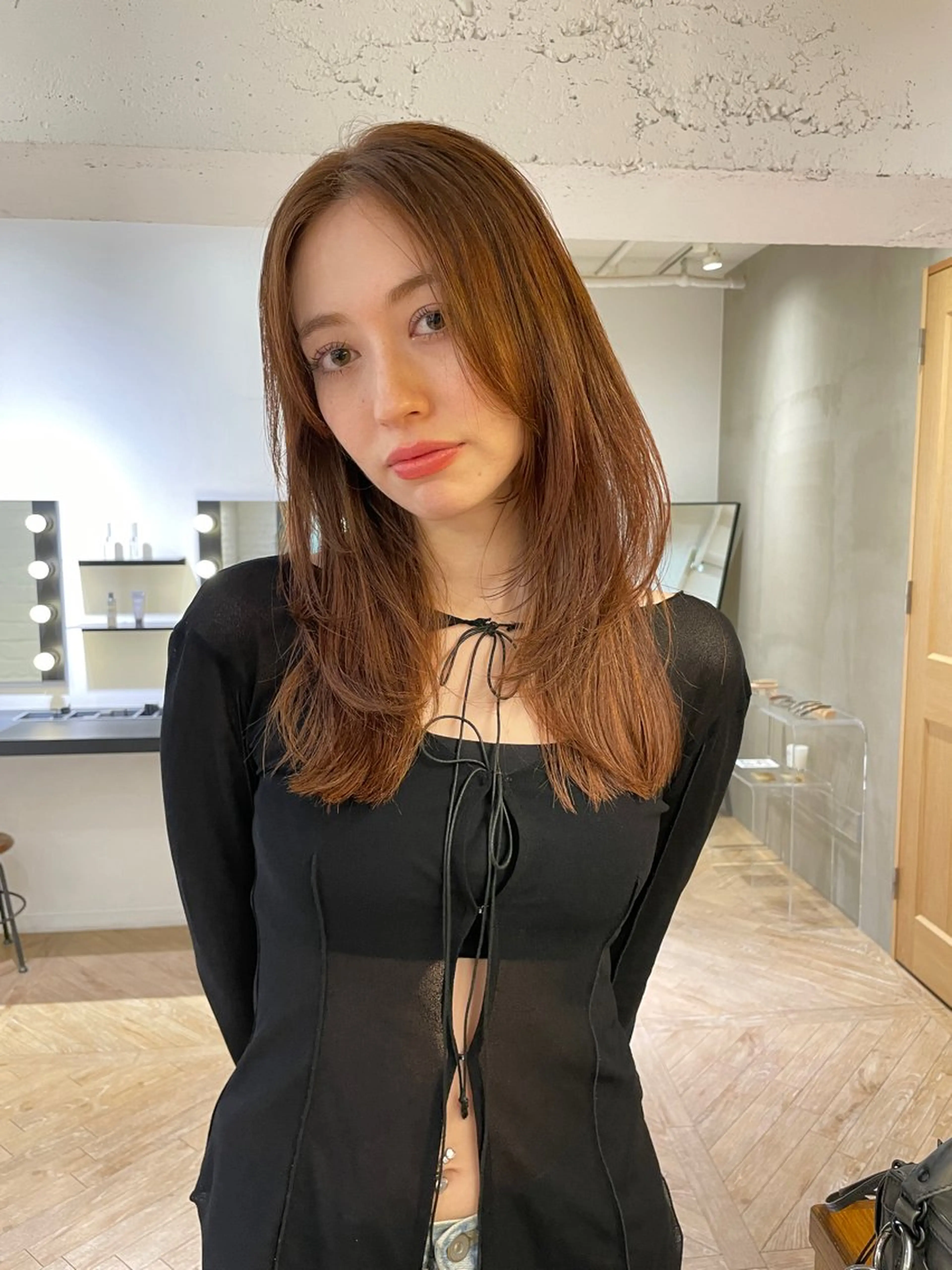 ロング 透明感🎀LOREN エリコ🌈のヘアスタイル