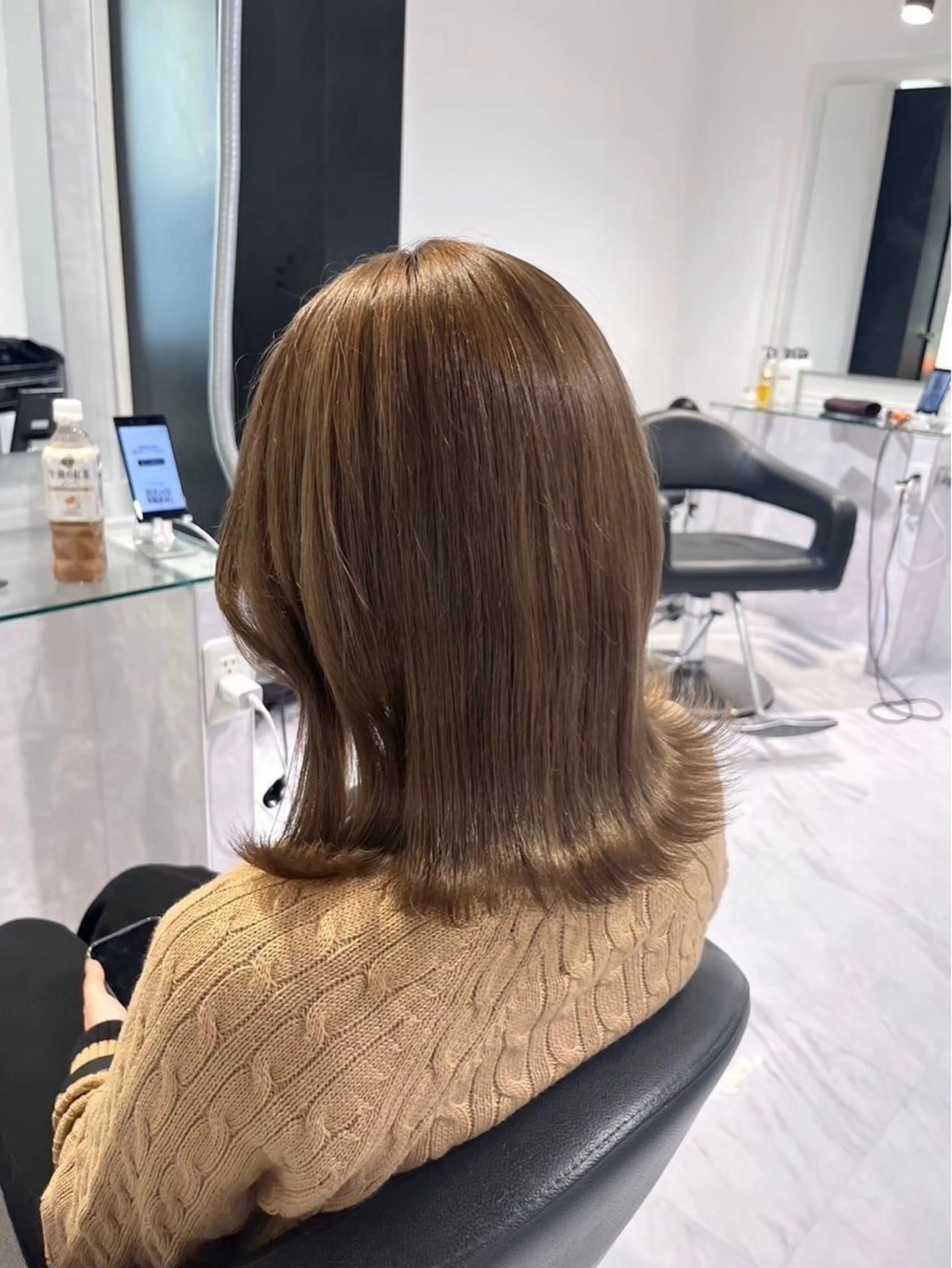 ショート カラー ヘアカラー 大人っぽベージュ🤍 当日予約◎ヒロトのヘアスタイル