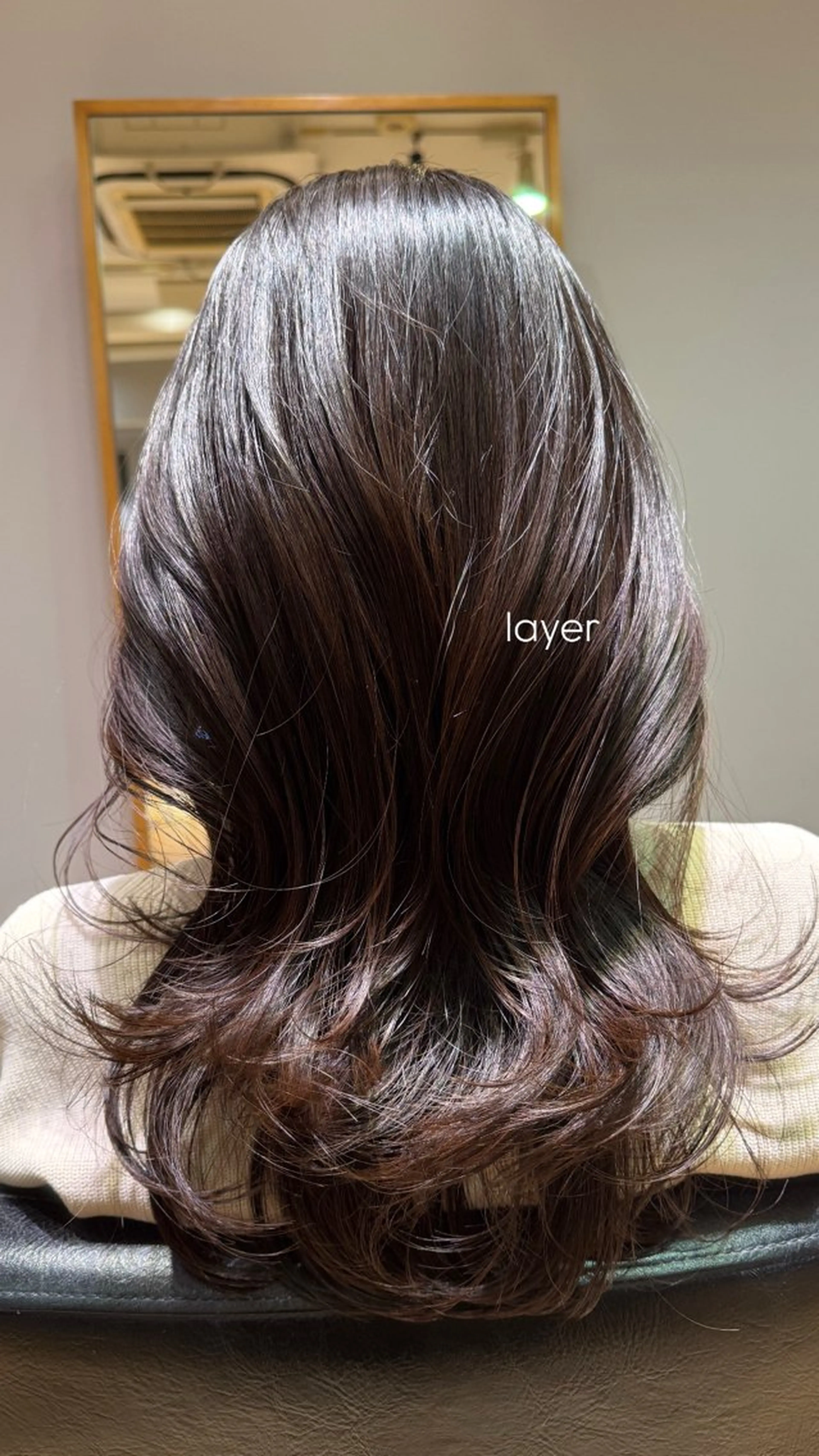 セミロング 八巻星理夏 モデルさん募集中のヘアスタイル