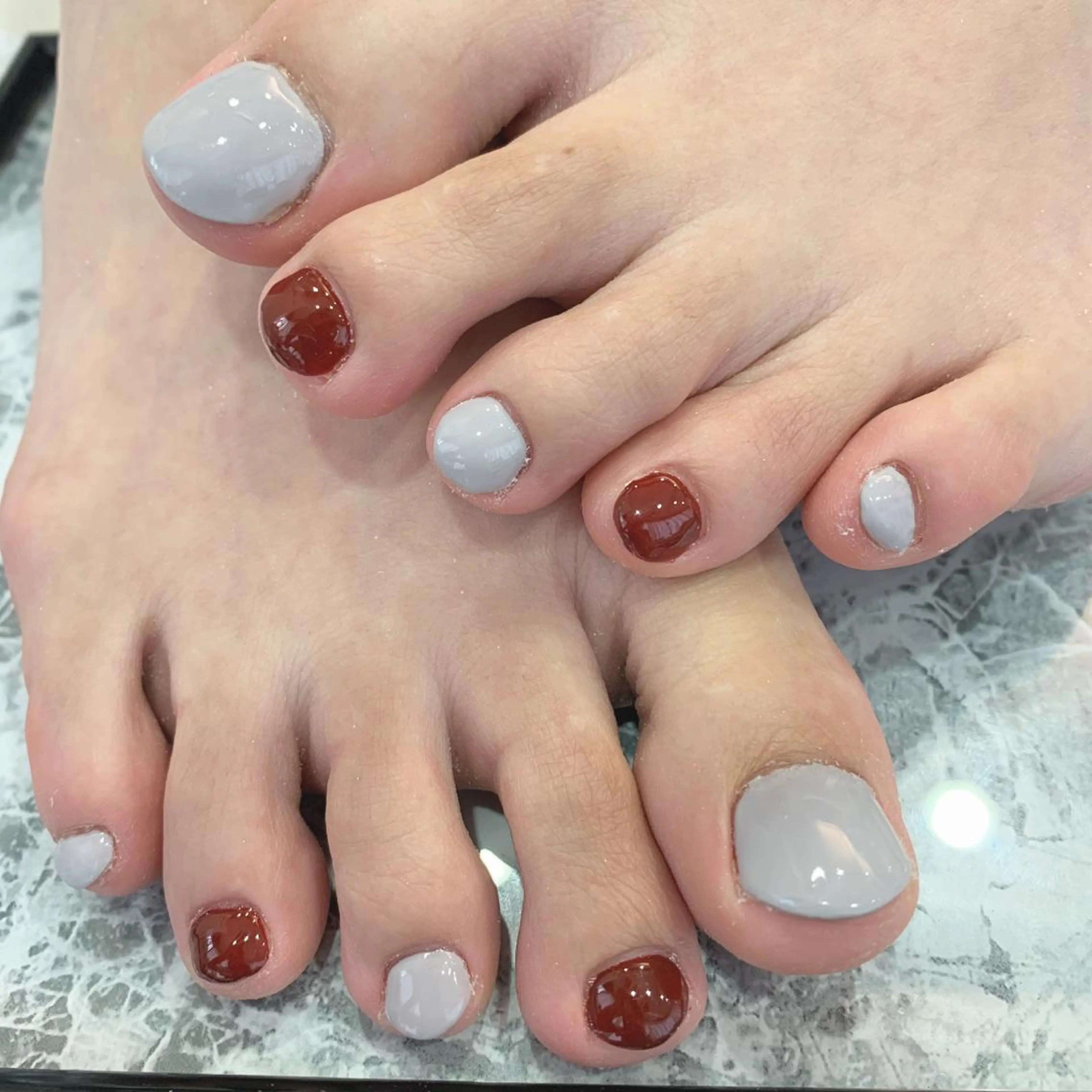 ネイル フットネイル 野島 千夏のネイルデザイン