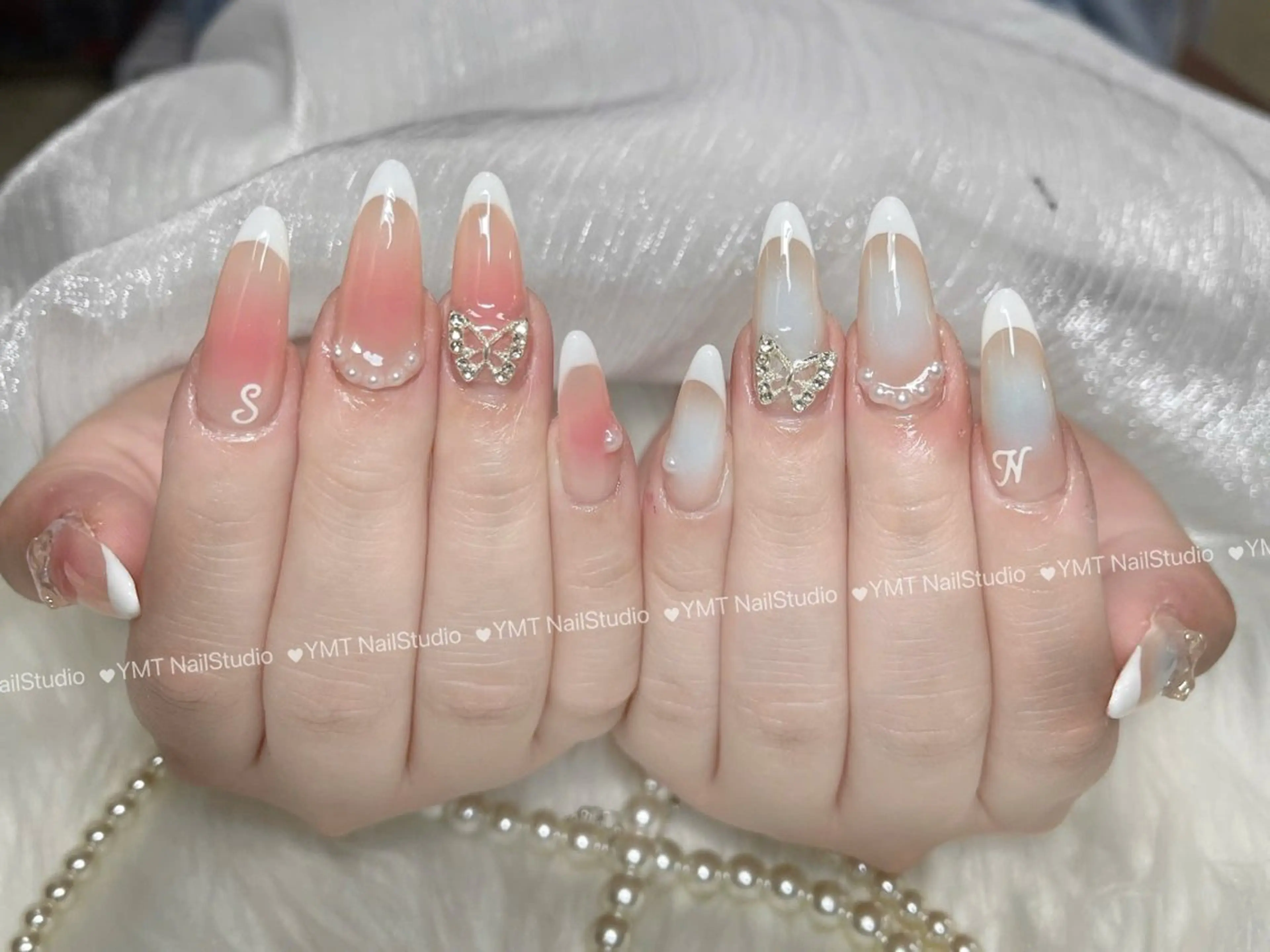 ネイル 長さ出し フットネイル ジェルネイル 韓国ネイル マグネットネイル ハンドネイル YMT.NailStudio所属・YMT． NailStudioのネイルデザイン