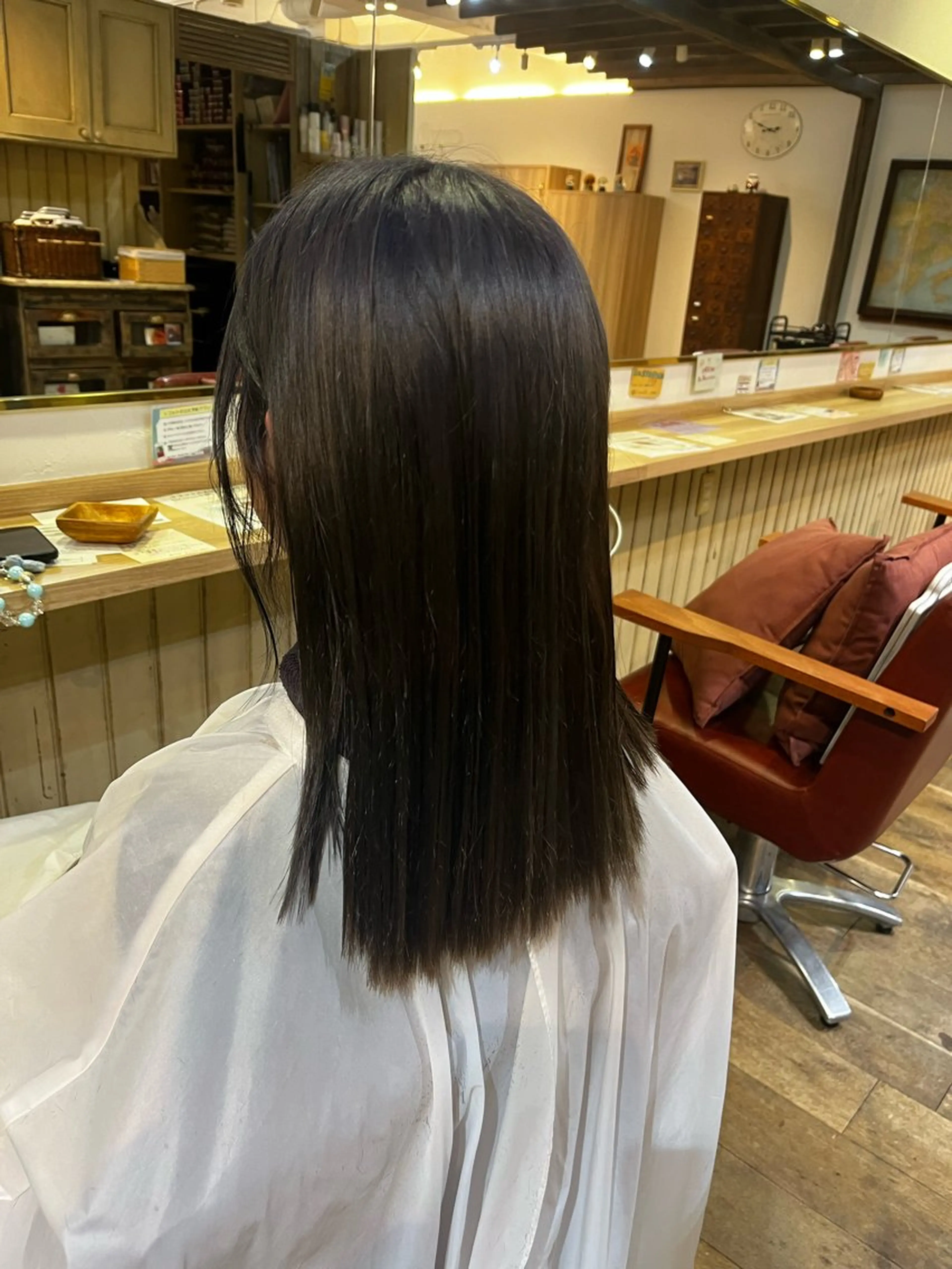 ミディアム 臺 佳連のヘアスタイル
