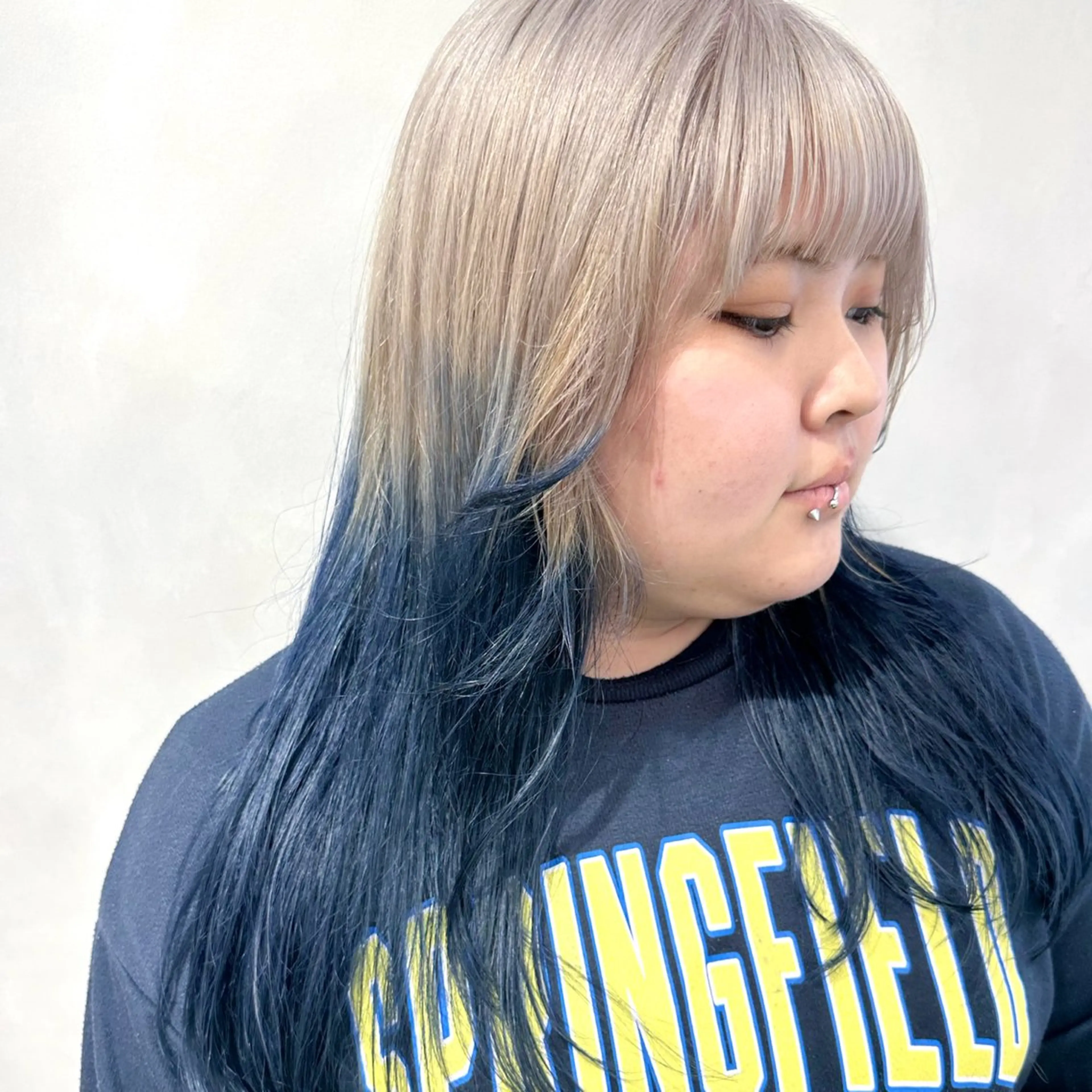 ロング カラー カット ヘアカラー トリートメント デザインカラー/パー マ🦖外岡咲希🦖のヘアスタイル