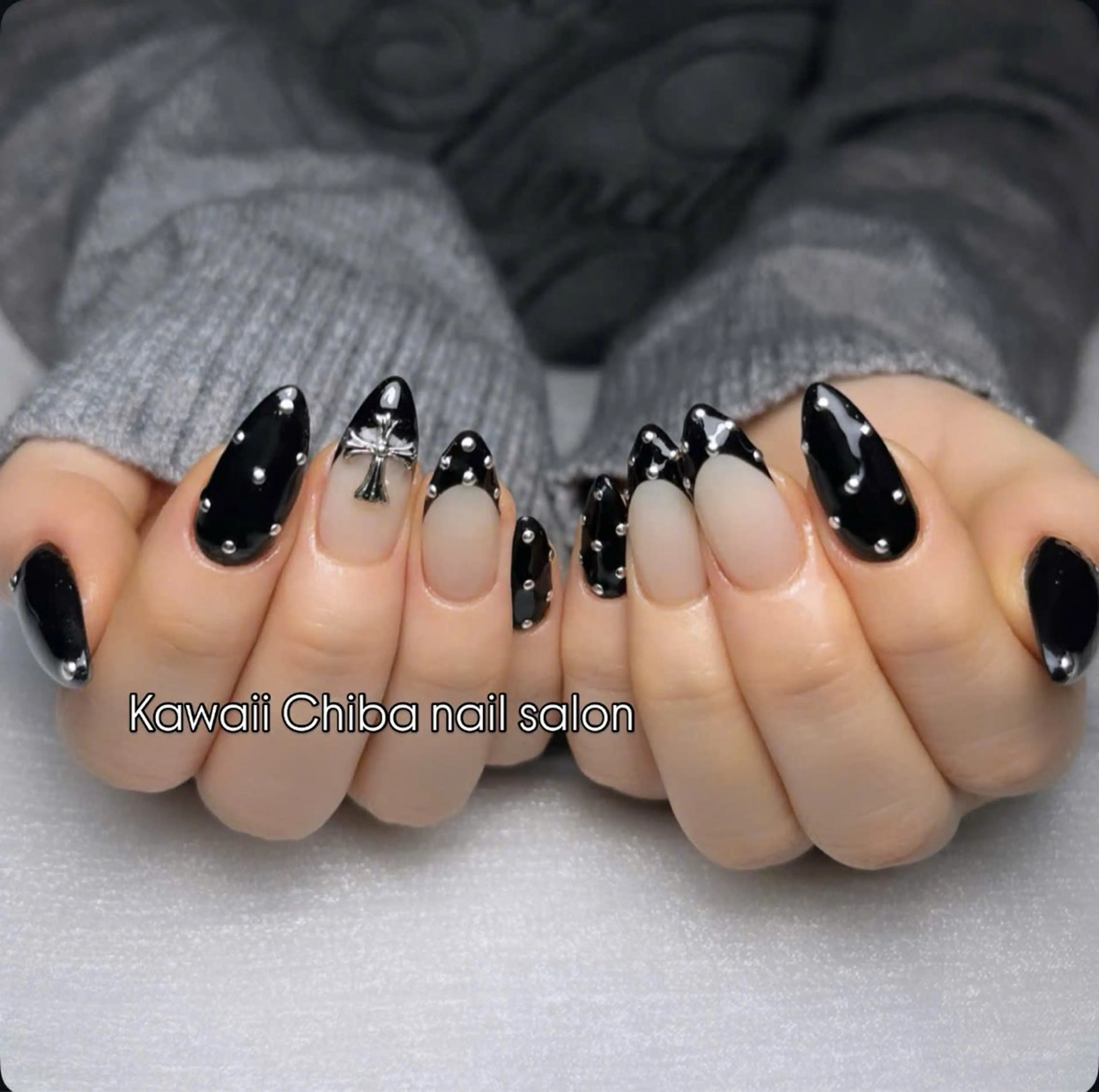 ネイル チークネイル 桜ネイル 入学式 フラワーネイル フレンチネイル Kawaii Chiba Nail所属・Kawaii _Nailのネイルデザイン