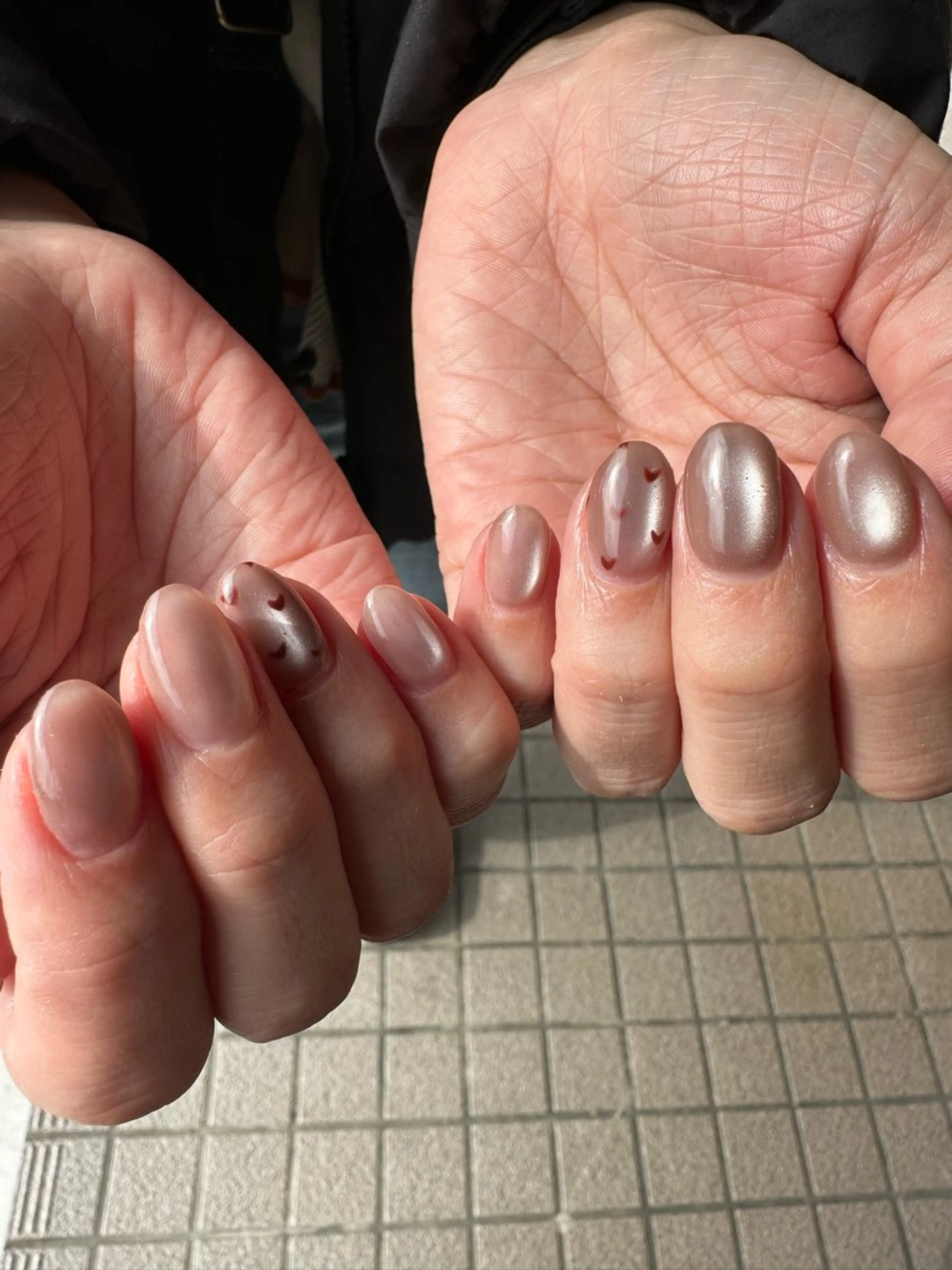 ネイル 氷ネイル・うるうるネイル ビー玉ネイル ハンドネイル Sawa ︎︎𓂃⟡.·のネイルデザイン