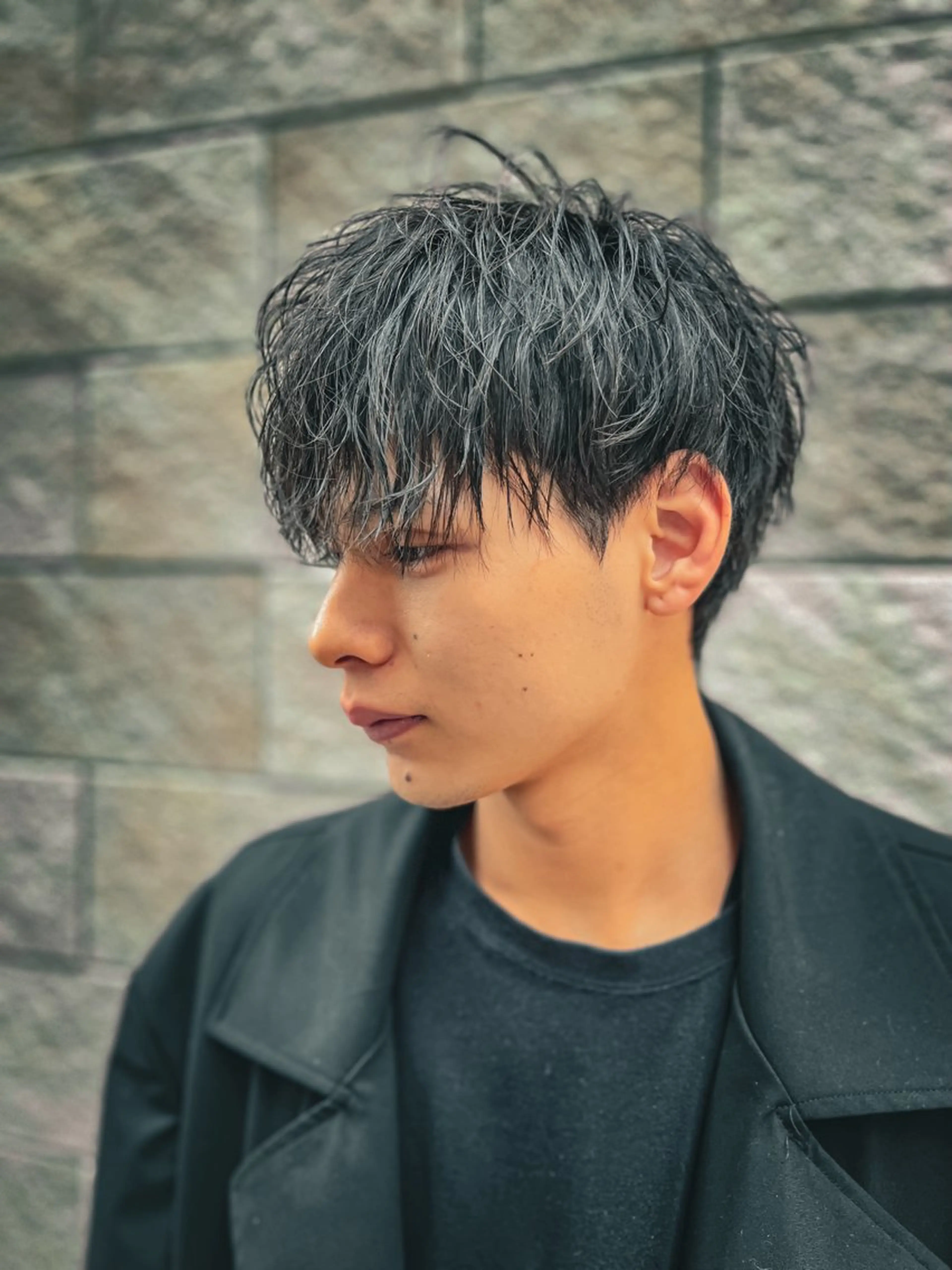 ショート メンズ soen所属・⚡メンズパーマフ ェードカットTomyのヘアスタイル