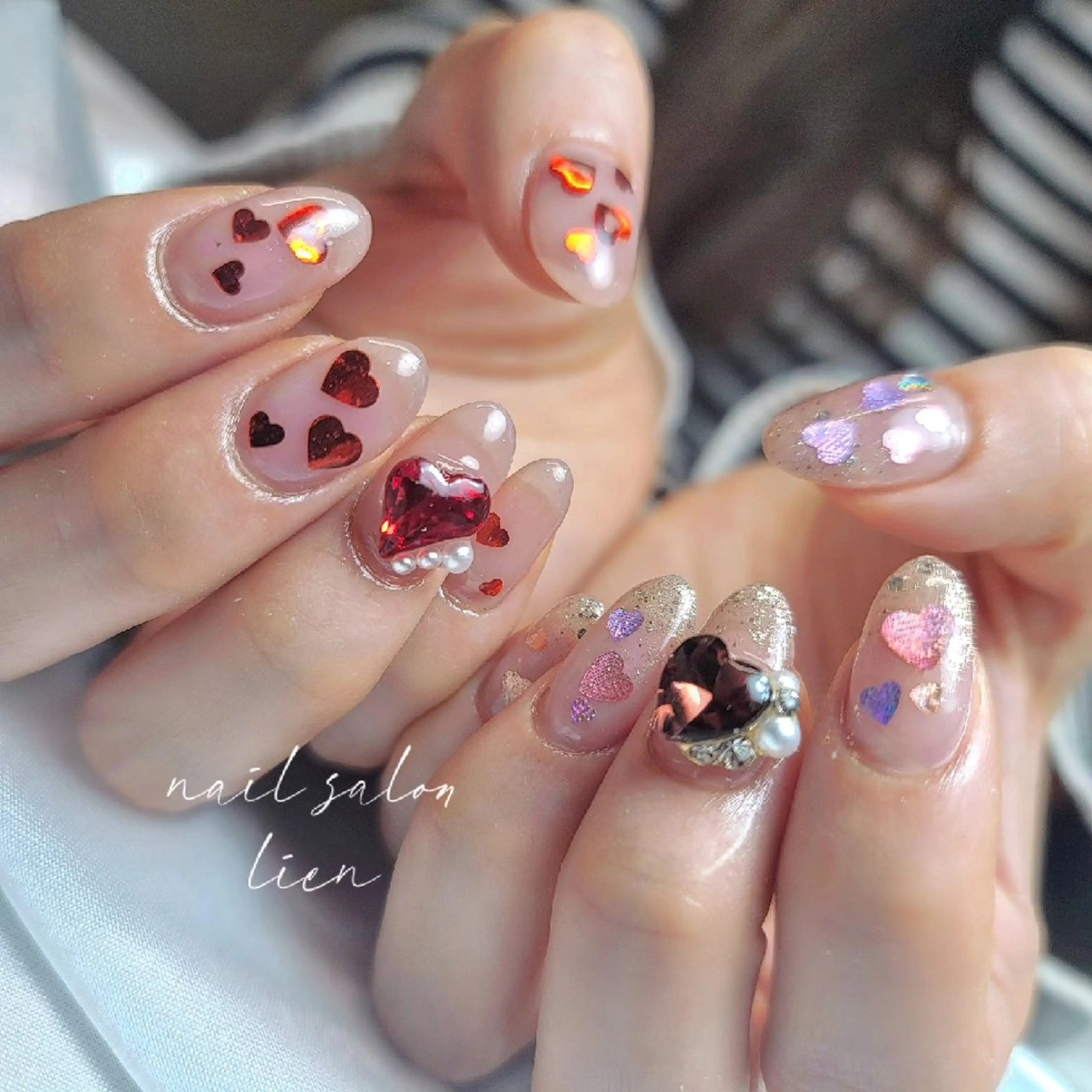 ネイル ハンドネイル プライベートサロン lienのネイルデザイン