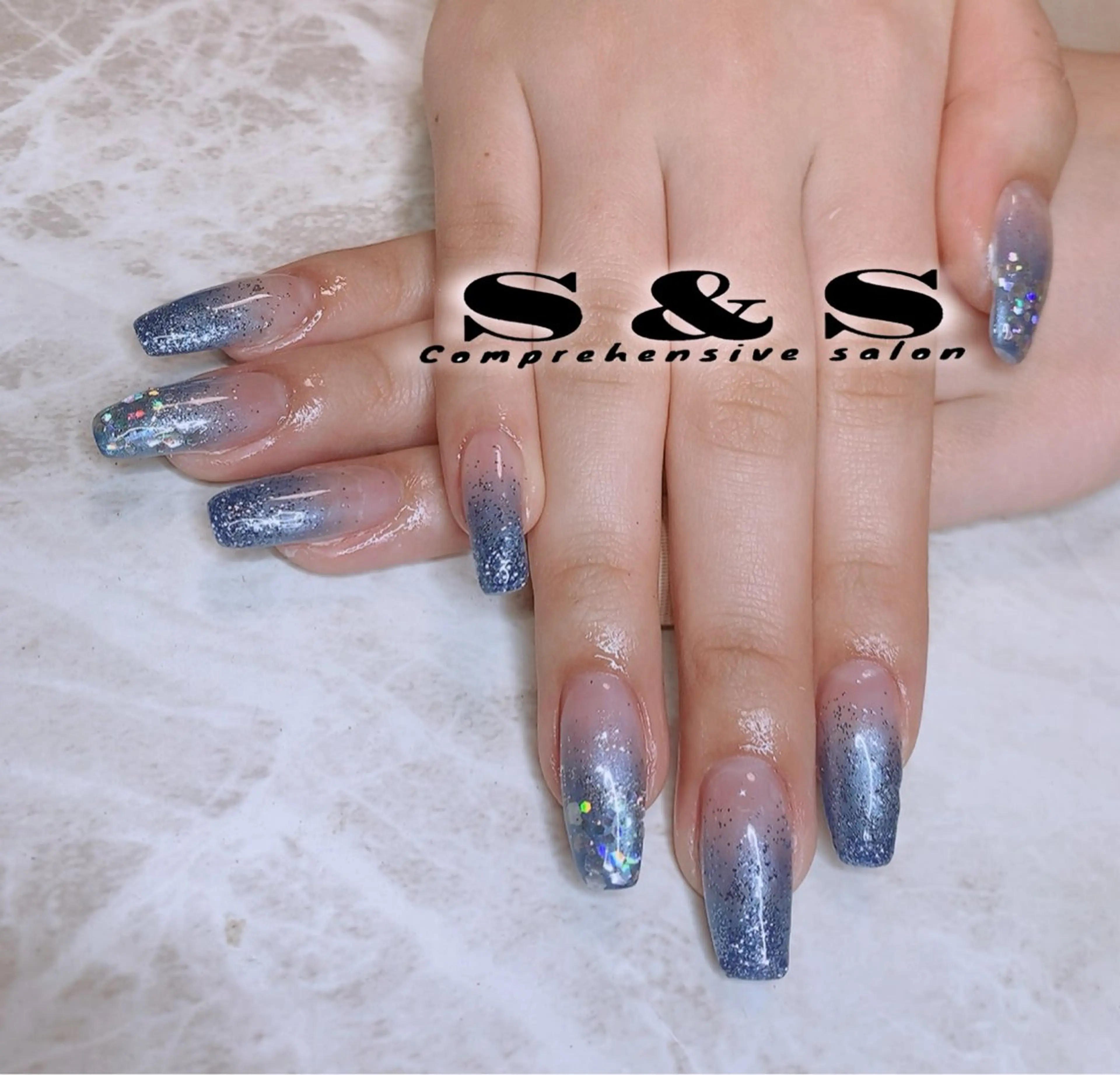 ネイル 長さ出し メンズネイル 持ち込み スカルプネイル S&S 村田小百合のネイルデザイン