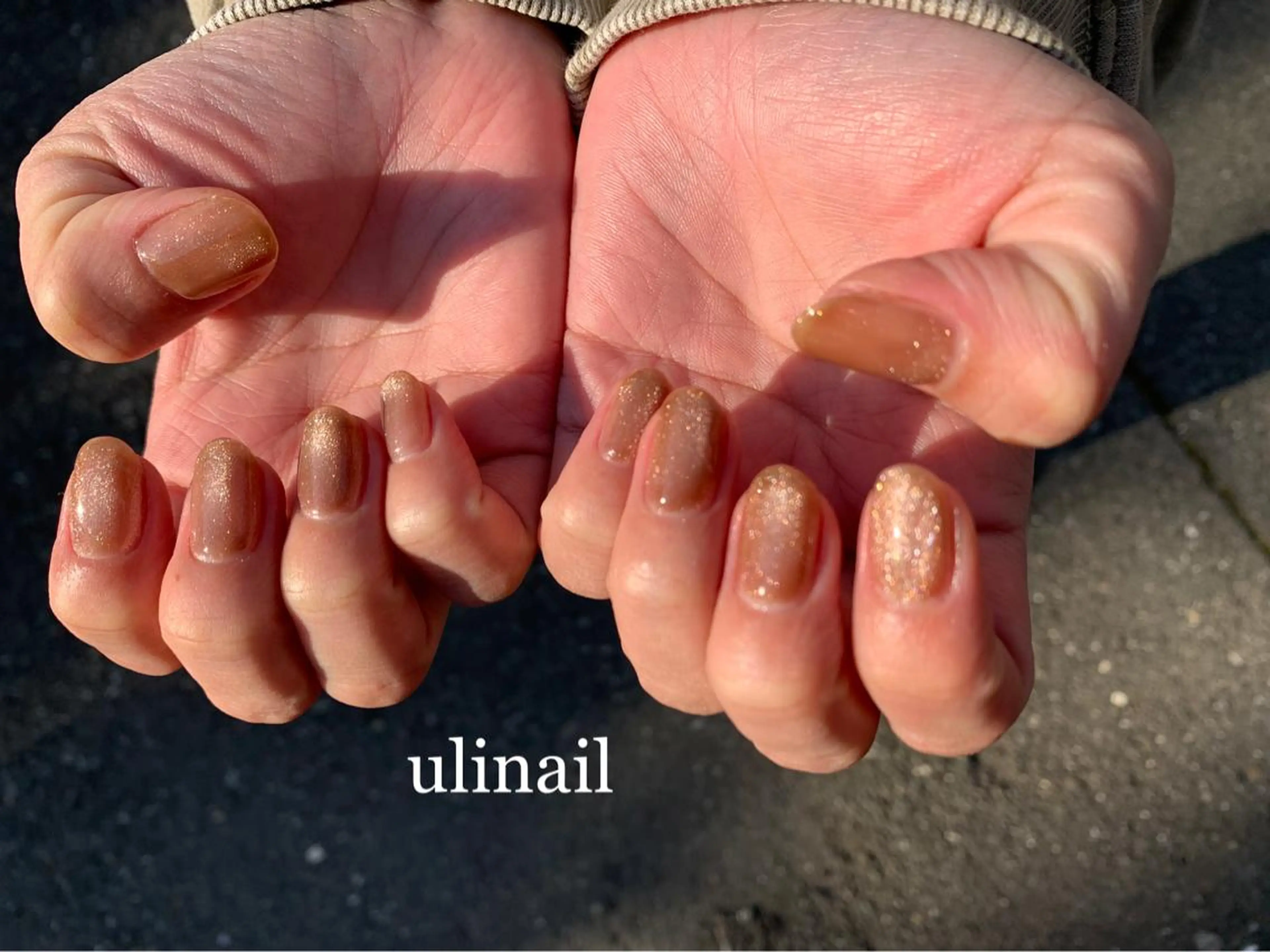 ネイル マグネットネイル マグネットワンカラー ワンカラーネイル ulinail （ウリネイル）のネイルデザイン