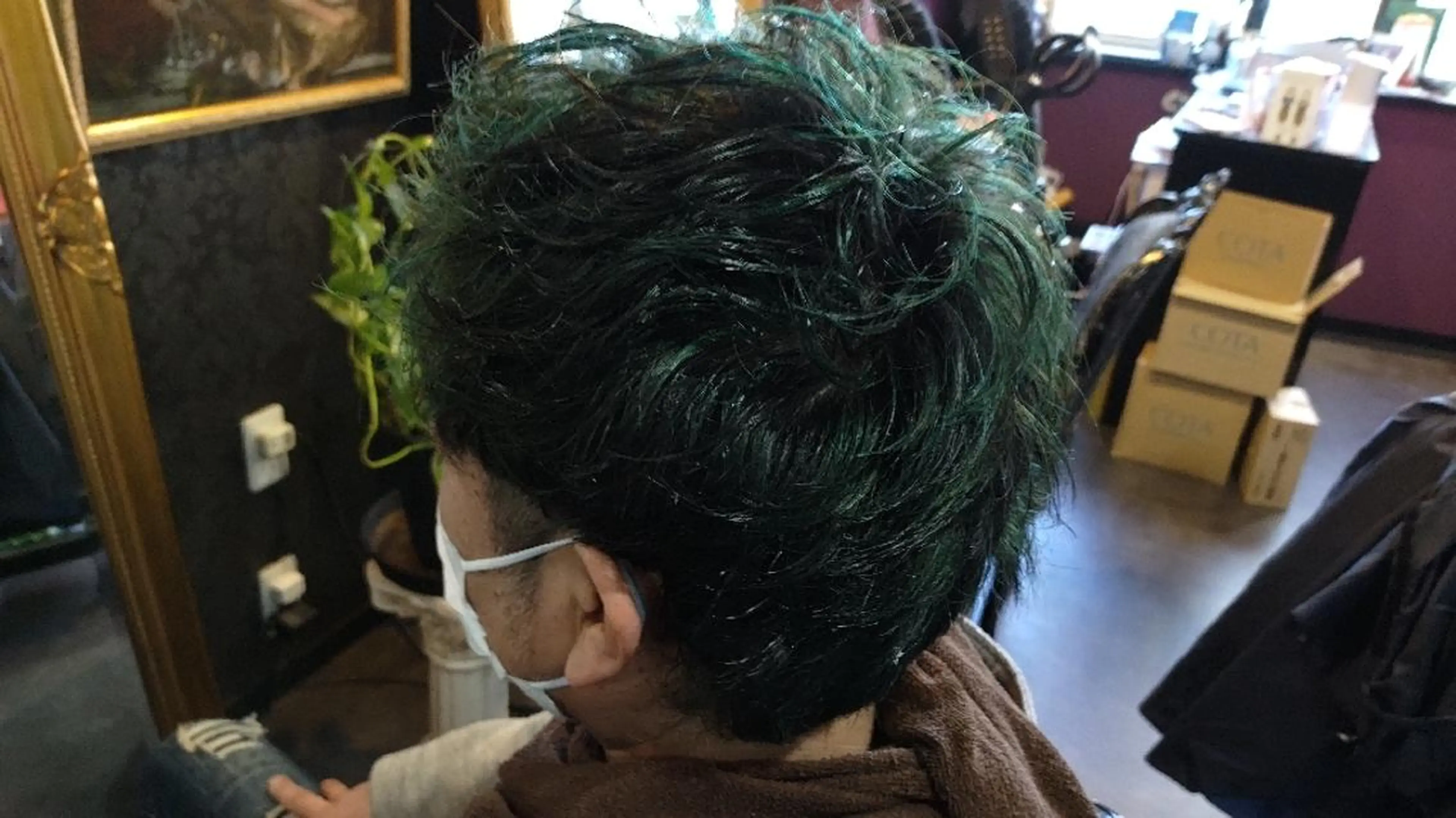 カラー メンズ メンズブリーチ ブリーチ yas骨格修正カット ヤス派手神美容師のヘアスタイル