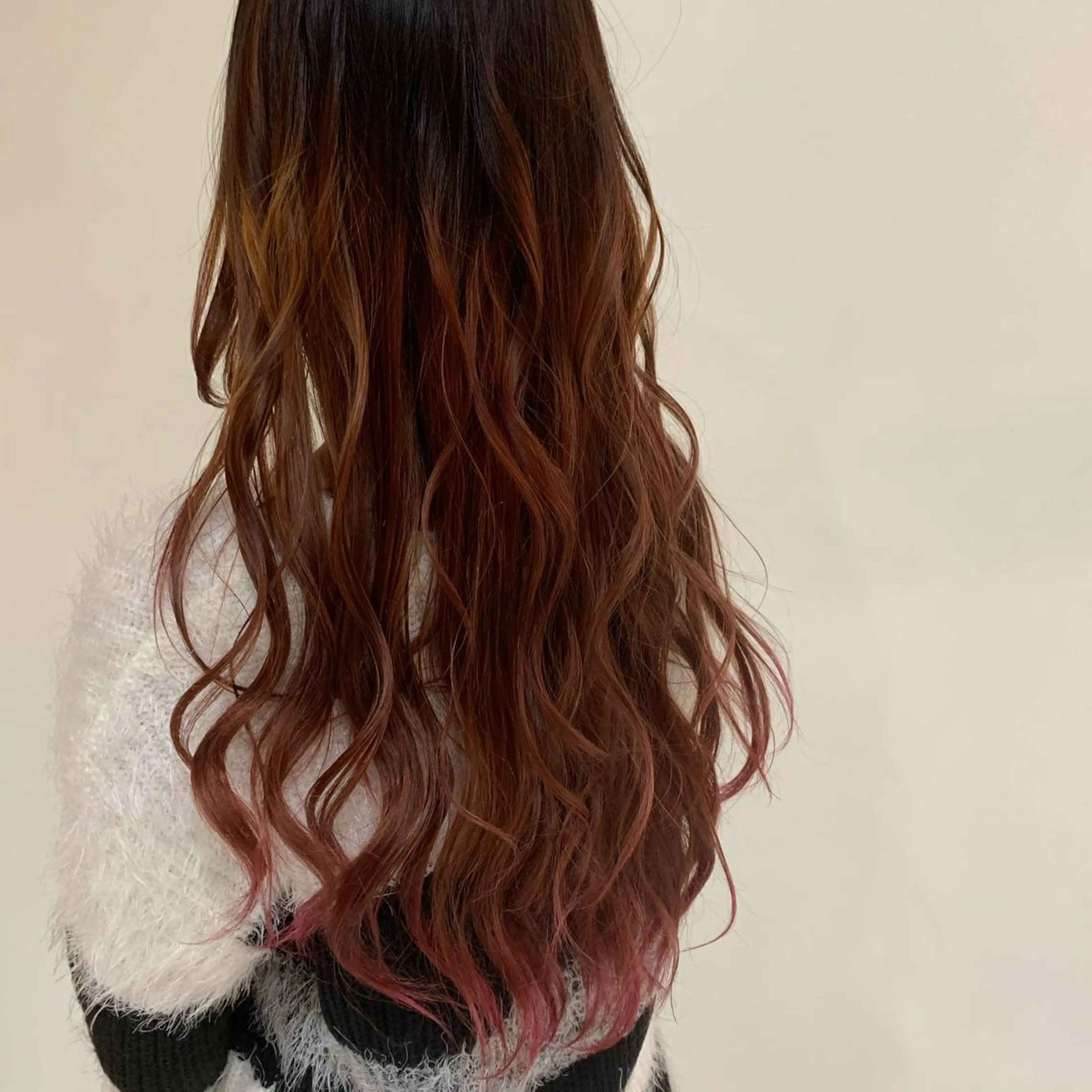 ロング カラー ヘアアレンジ バレイヤージュ レイヤーカット 守屋 颯太のヘアスタイル