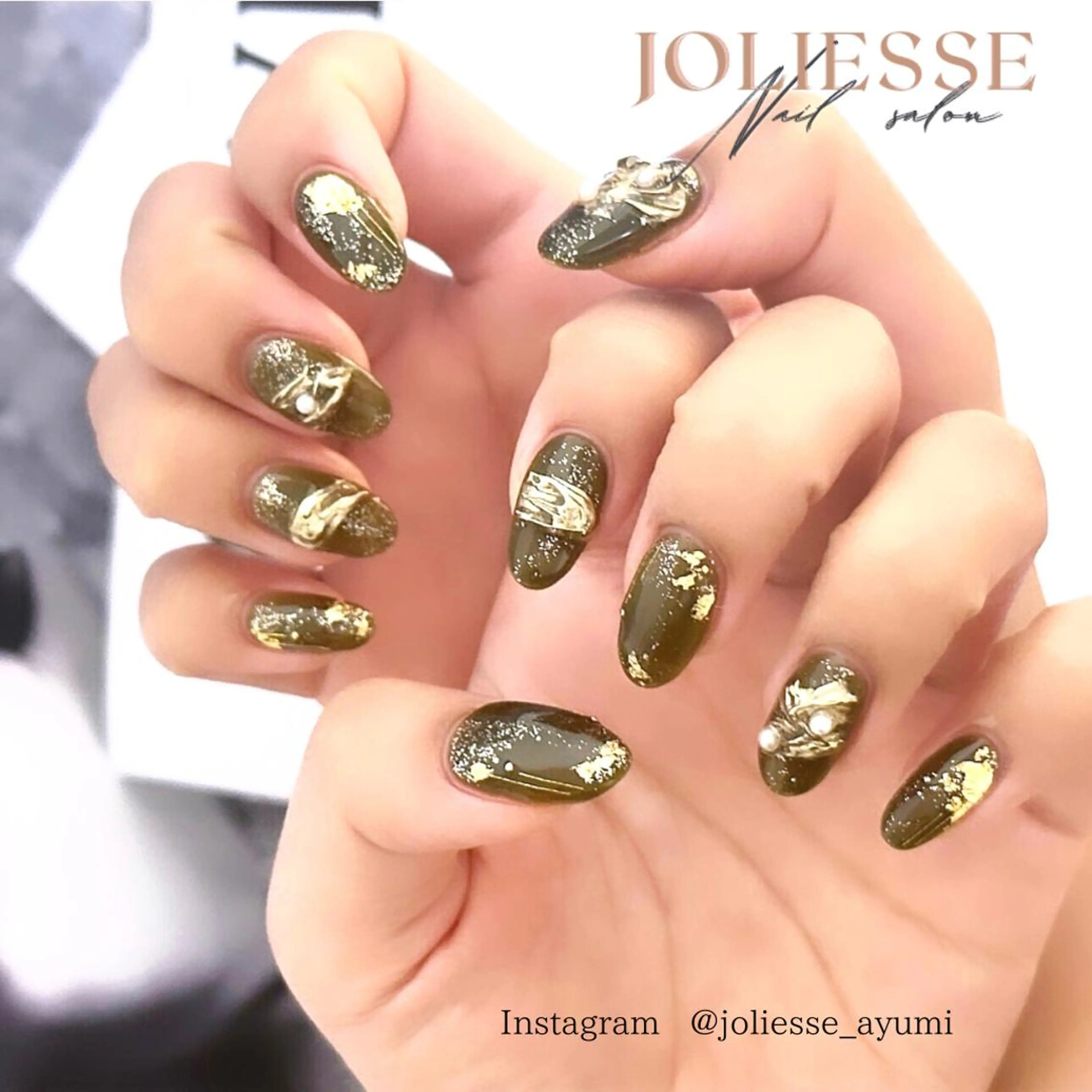 ネイル 成人式 ハンドネイル joliesse【ジョリエス】所属・JOLIESSE Ayumiのネイルデザイン