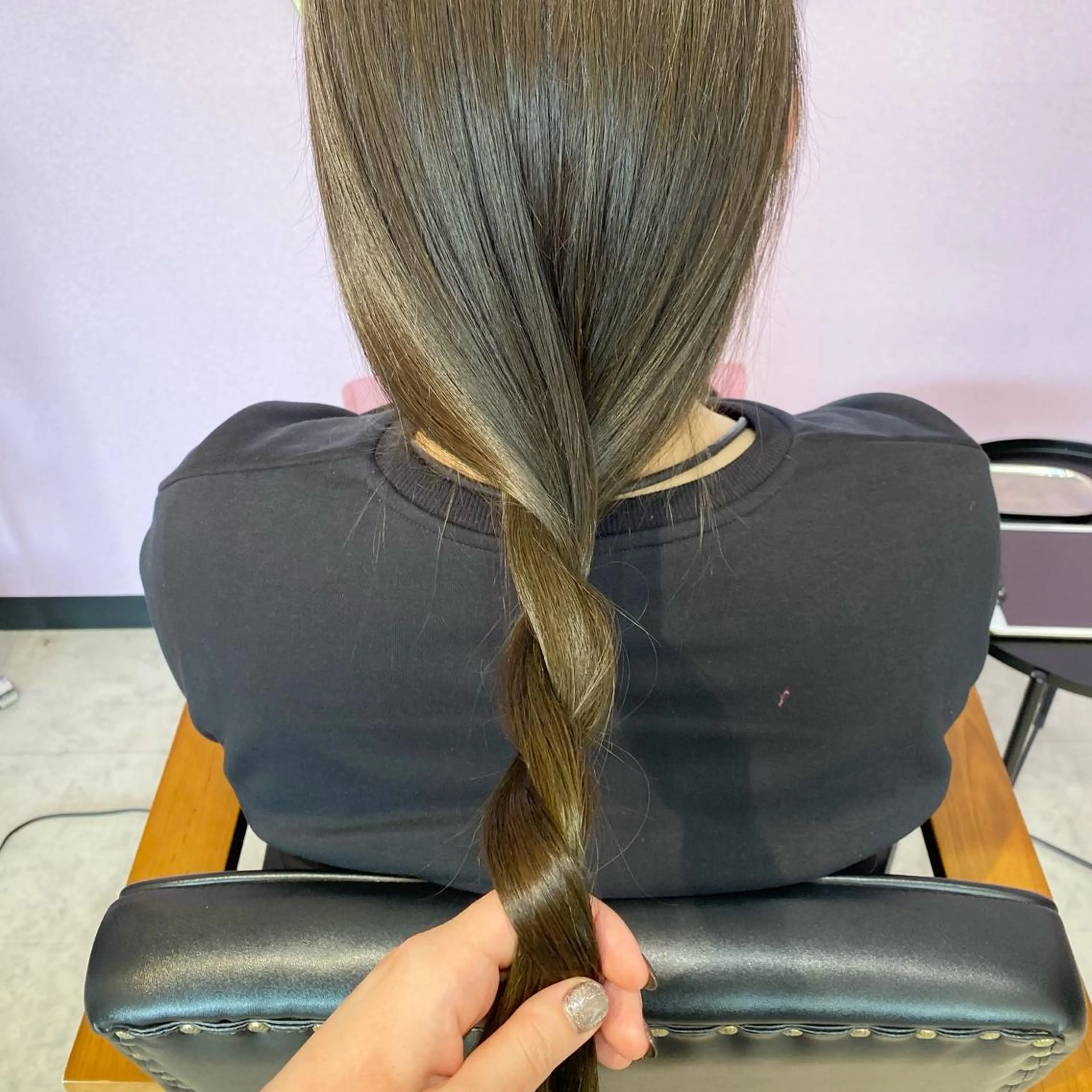 カラー ベージュカラー エドルカラー オリーブベージュ MATTY azusaのヘアスタイル