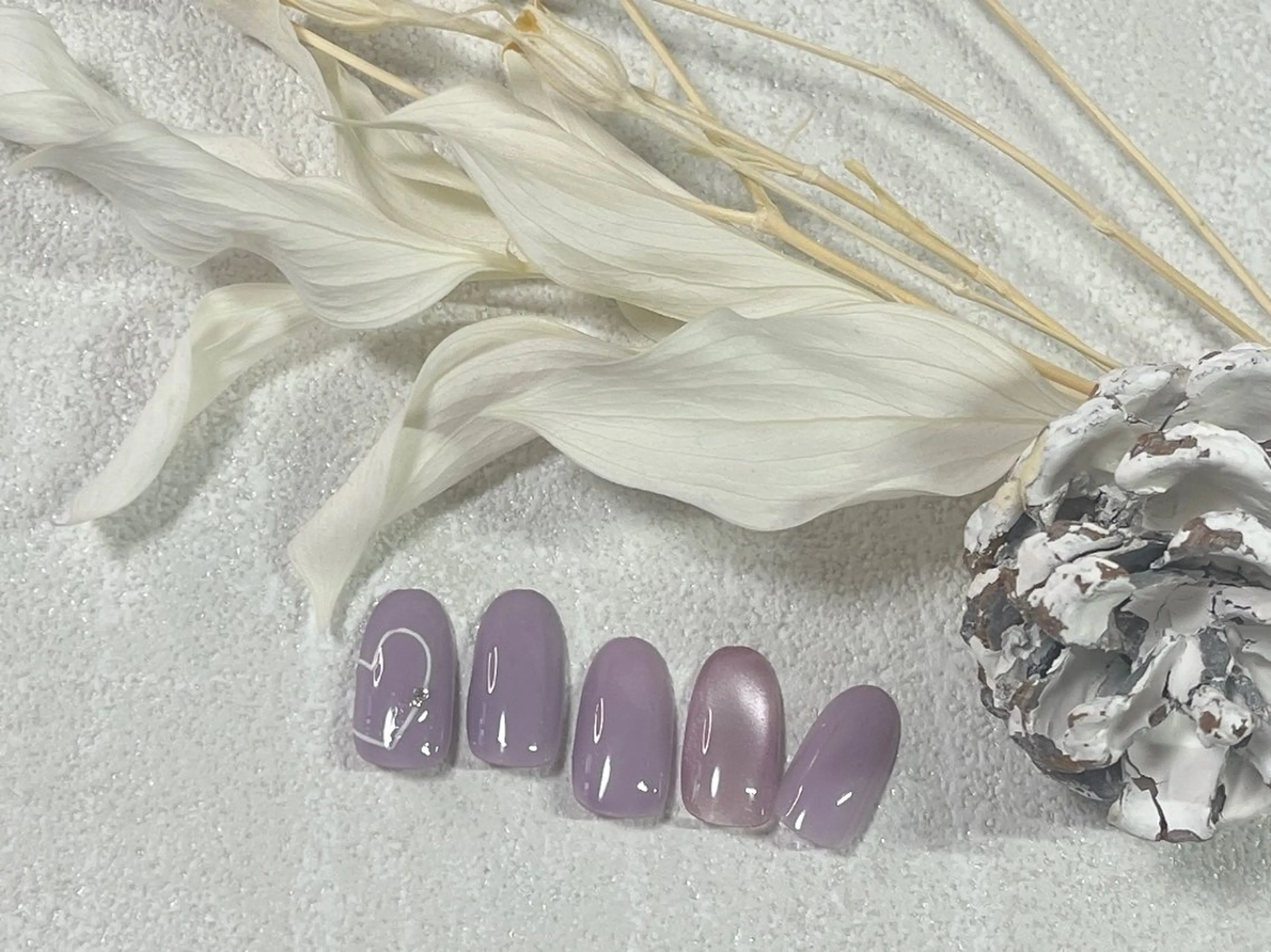 ネイル オーロラネイル フットネイル フレンチネイル ジェルネイル マグネットネイル ハンドネイル kiki nail 二子玉川のネイルデザイン