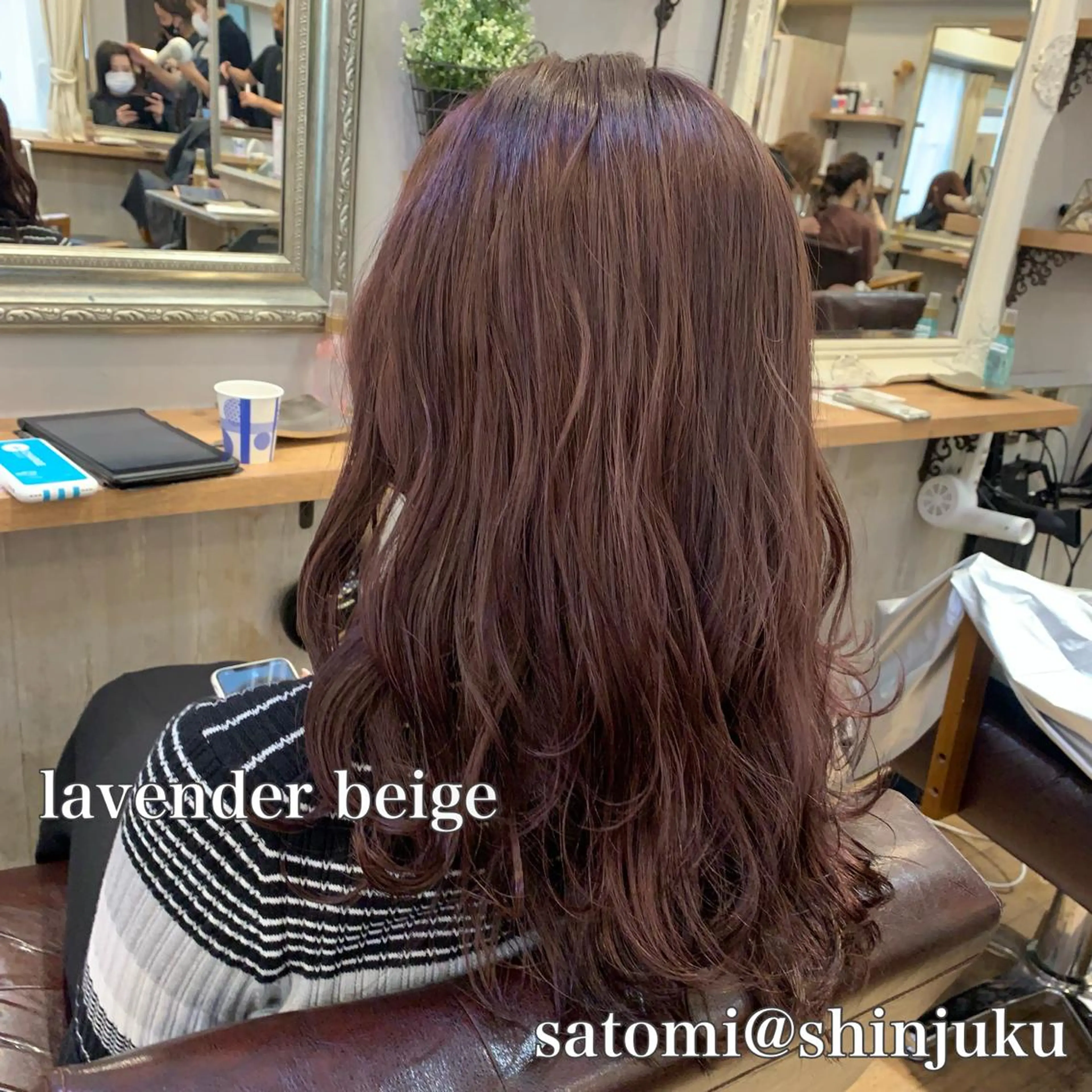 ロング 淡色ふんわりhair 新宿satomiのヘアスタイル