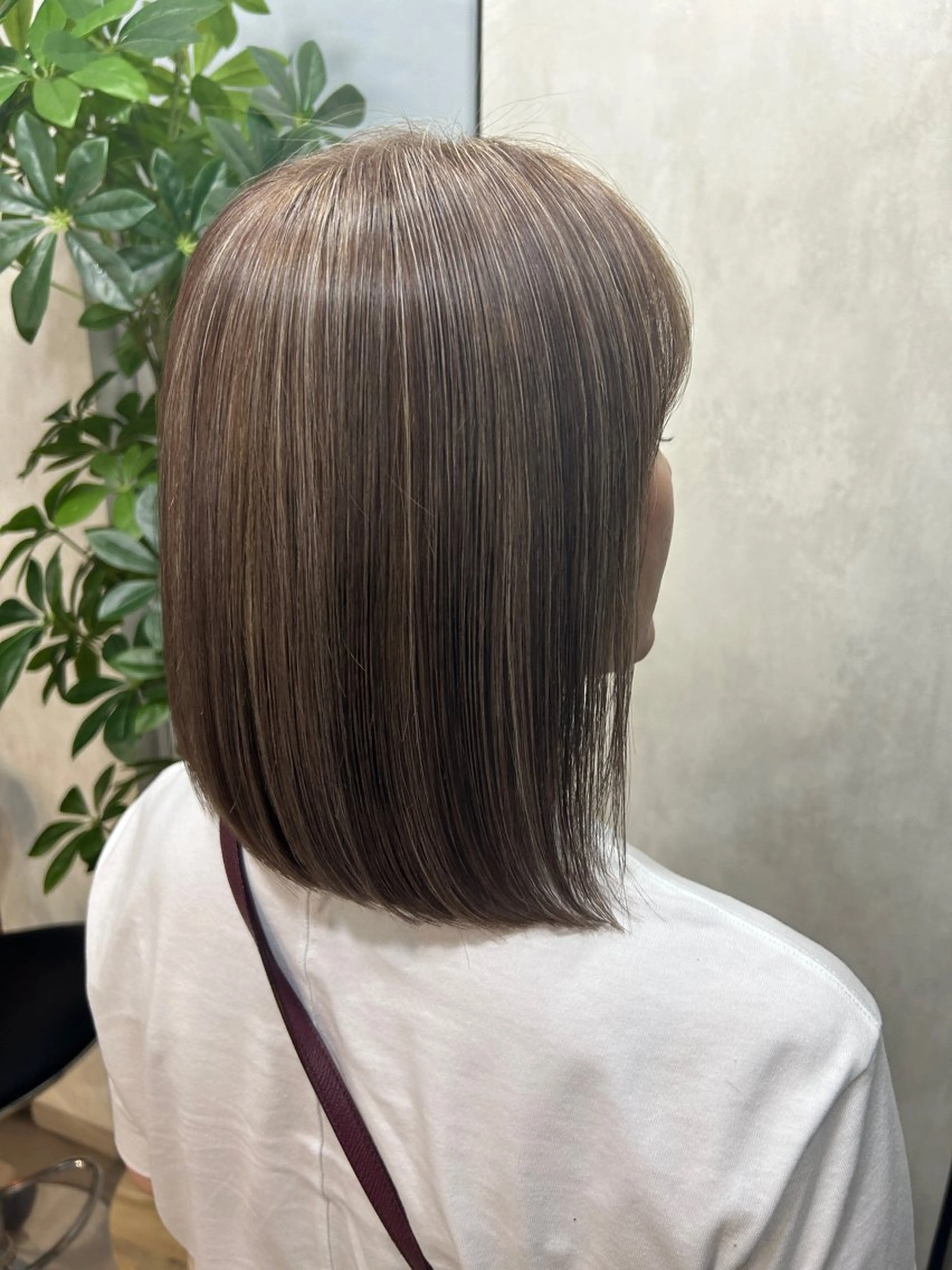 ミディアム カラー カット ヘアカラー トリートメント 新宿/美髪矯正 髪質改善/韓国風山本のヘアスタイル