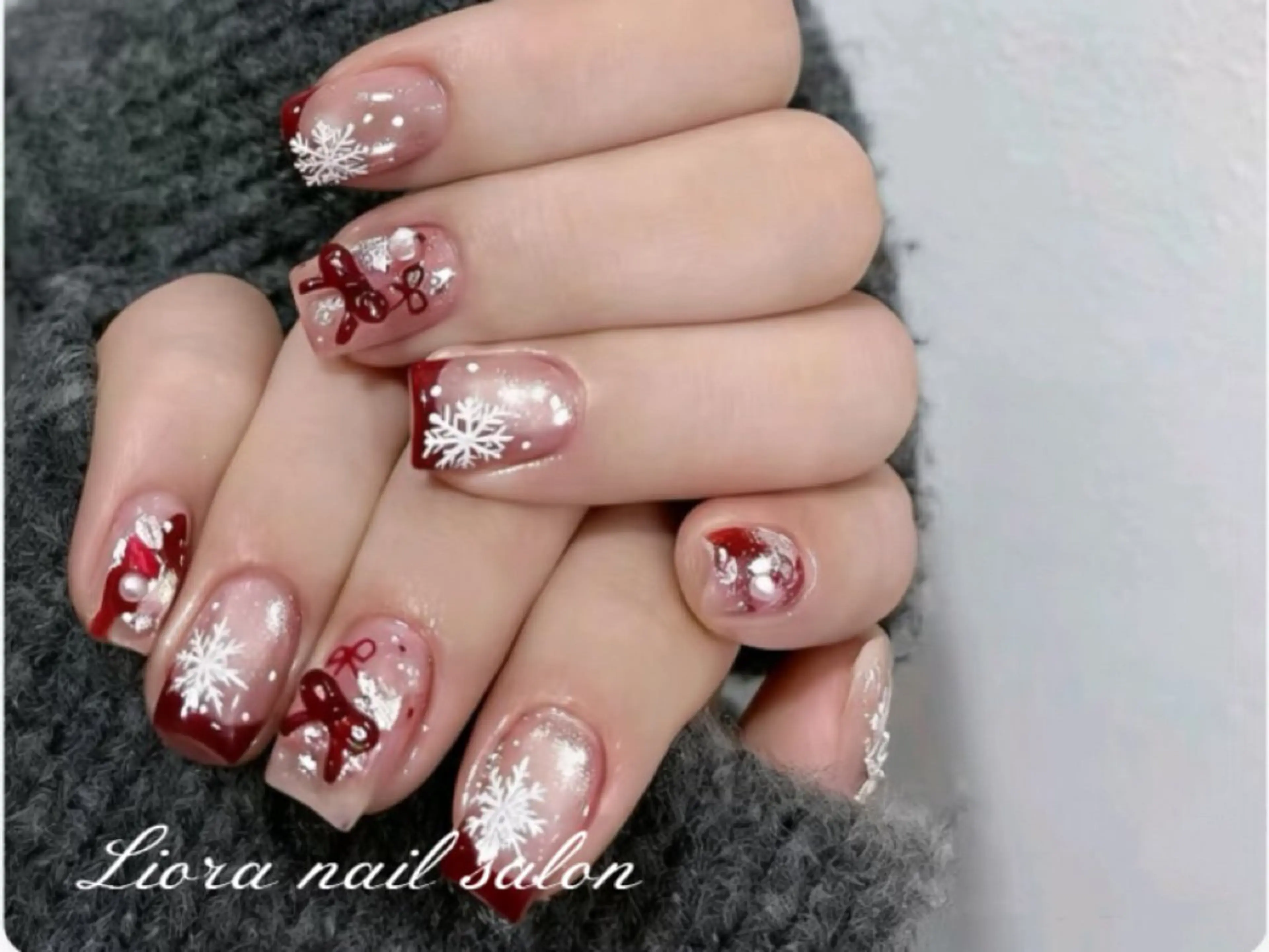ネイル チークネイル フットネイル フレンチネイル ジェルネイル ガーリー ハンドネイル Liora nail スカルプ専門店のネイルデザイン