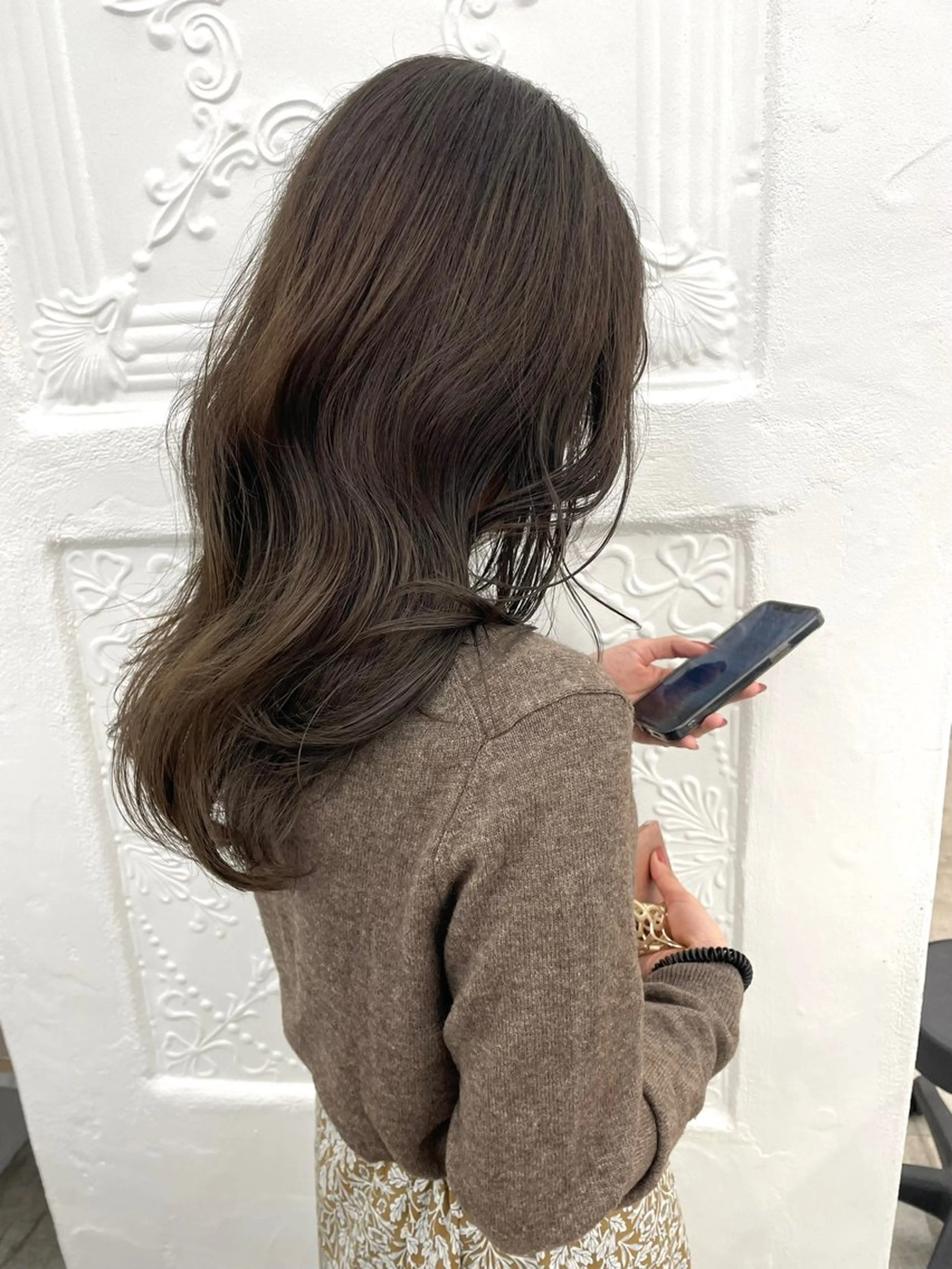 セミロング カット ヘアカラー トリートメント ヘアセット/透明感 カラー/MIHO♡のヘアスタイル