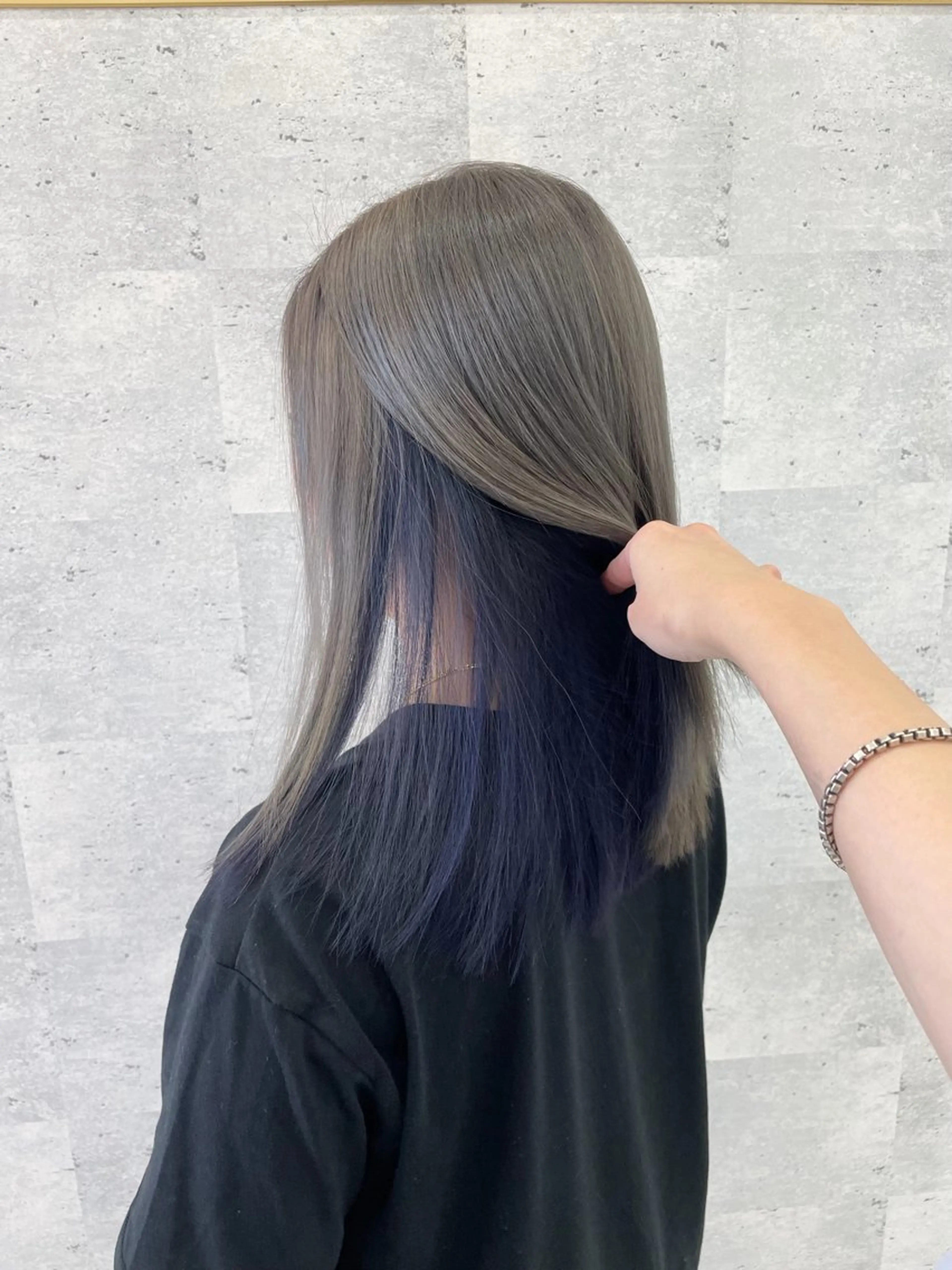 ミディアム カラー SAKI 新宿のヘアスタイル