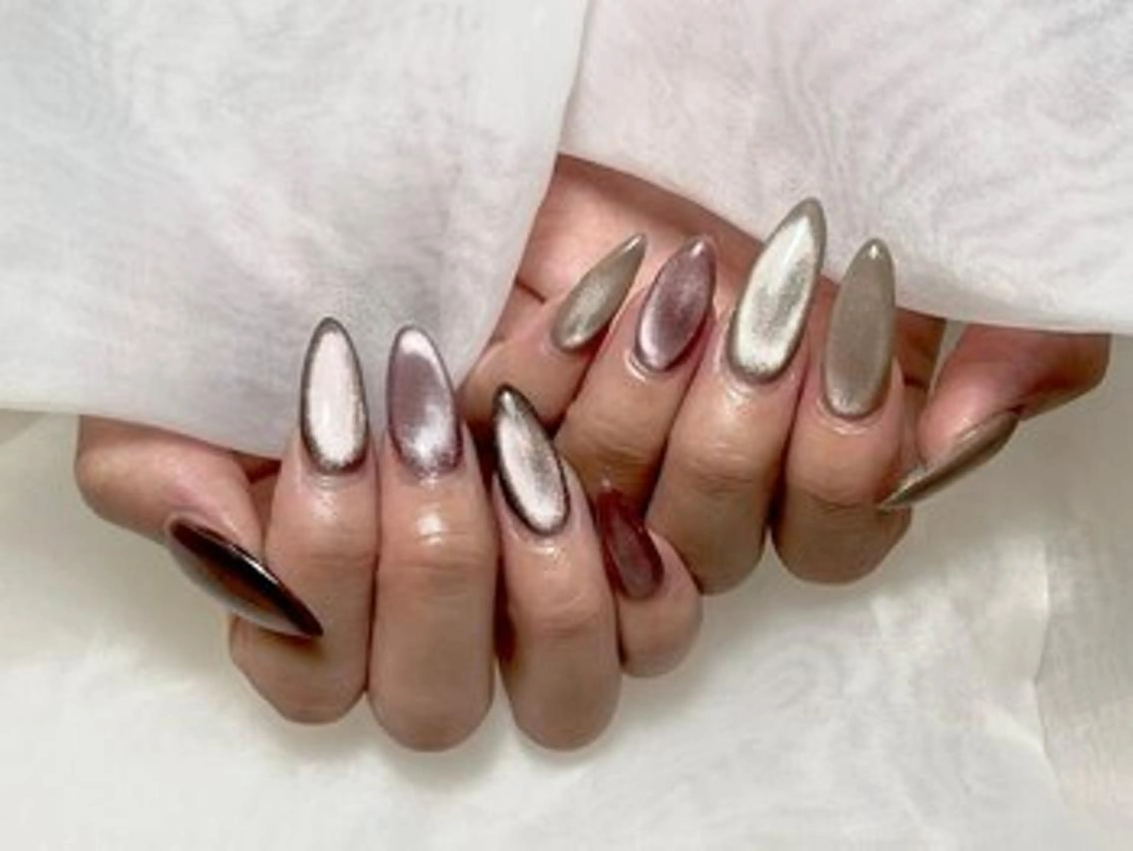 ネイル マグネットネイル 池袋💖ネイル 定額コースのネイルデザイン