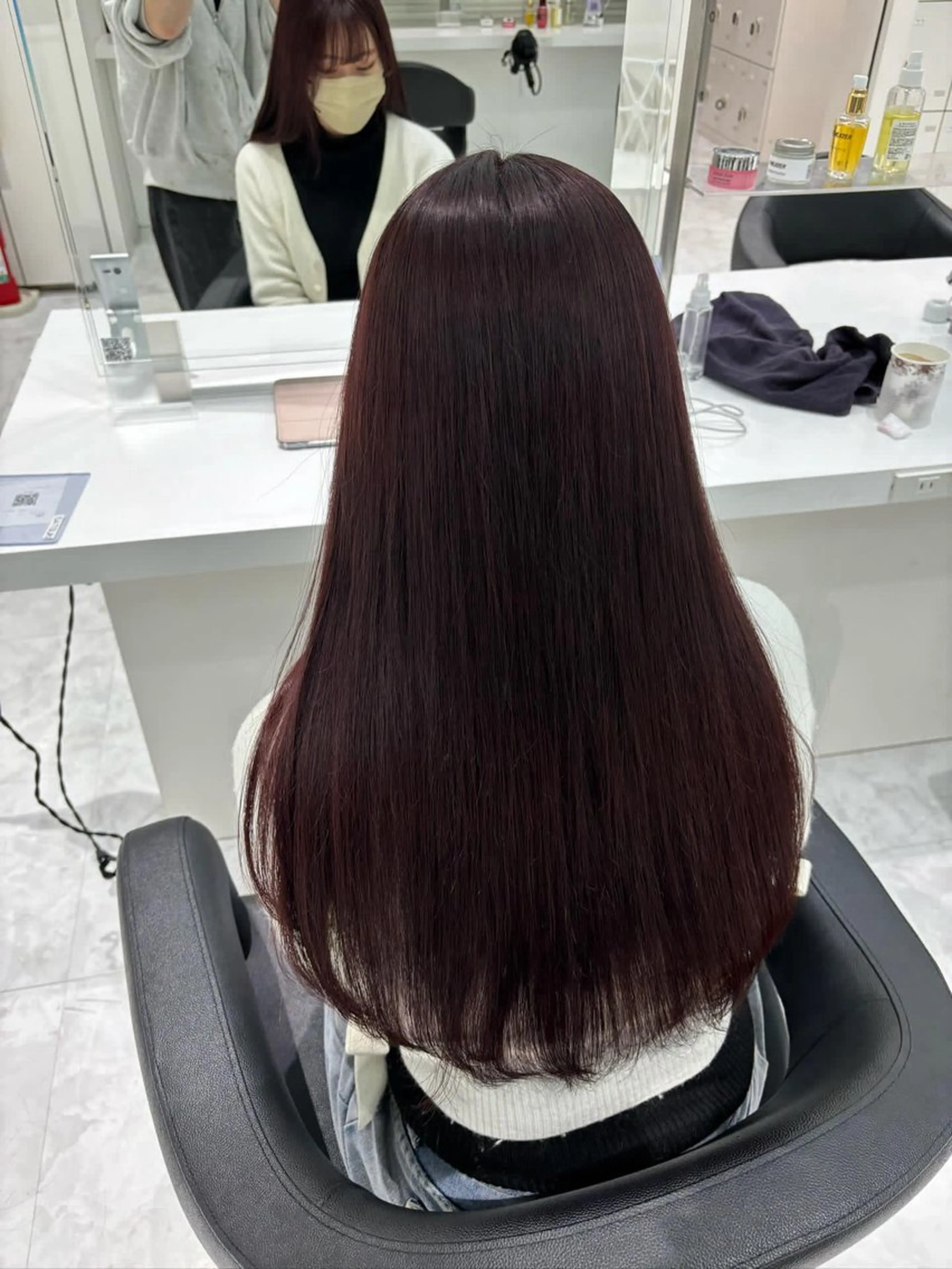 セミロング ヘアカラー トリートメント 横浜/顔まわり/ レイヤー🩶大和のヘアスタイル