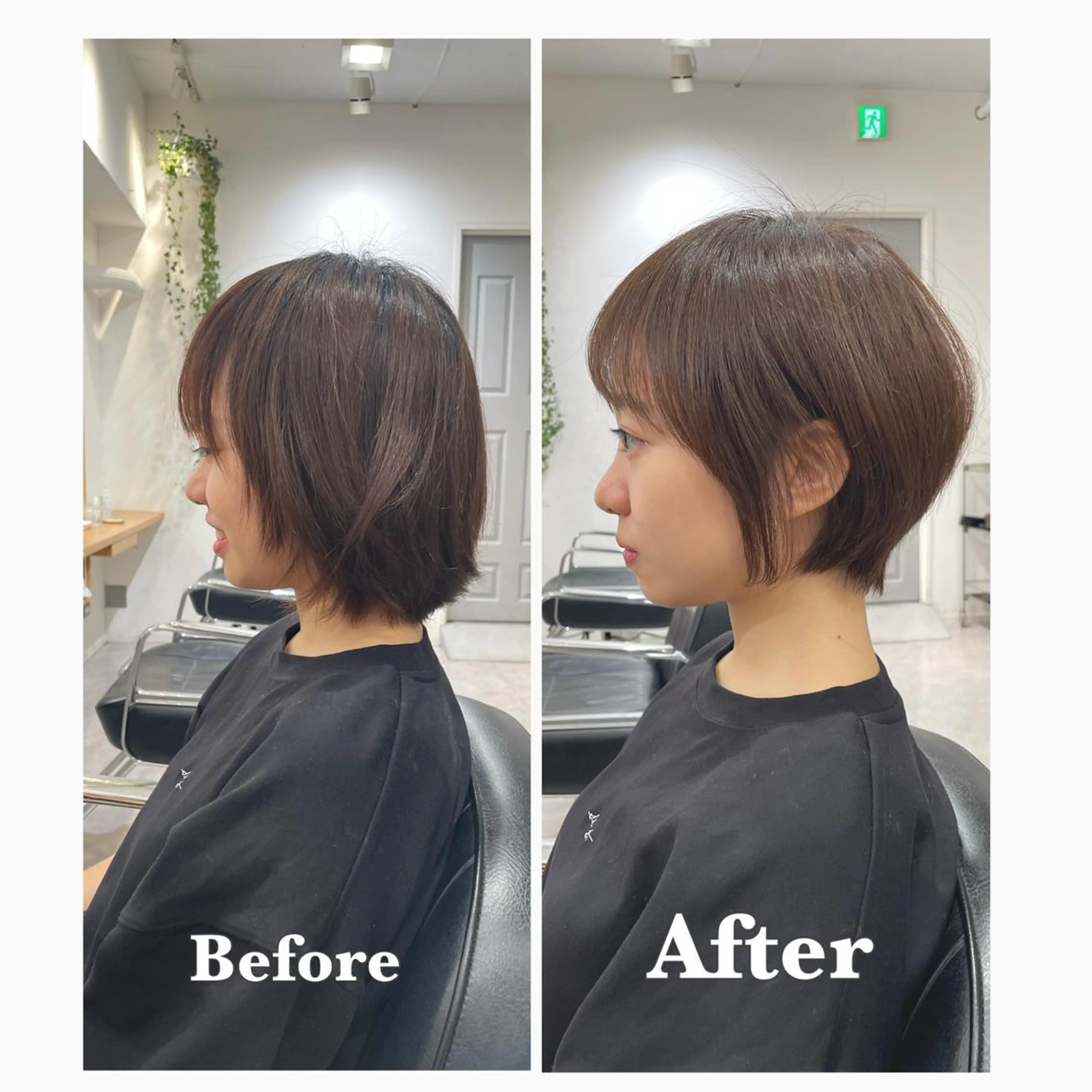 ショート カラー ショートボブ ボブ ショートヘア 表参道【髪質改善】 宮嶋勇太のヘアスタイル