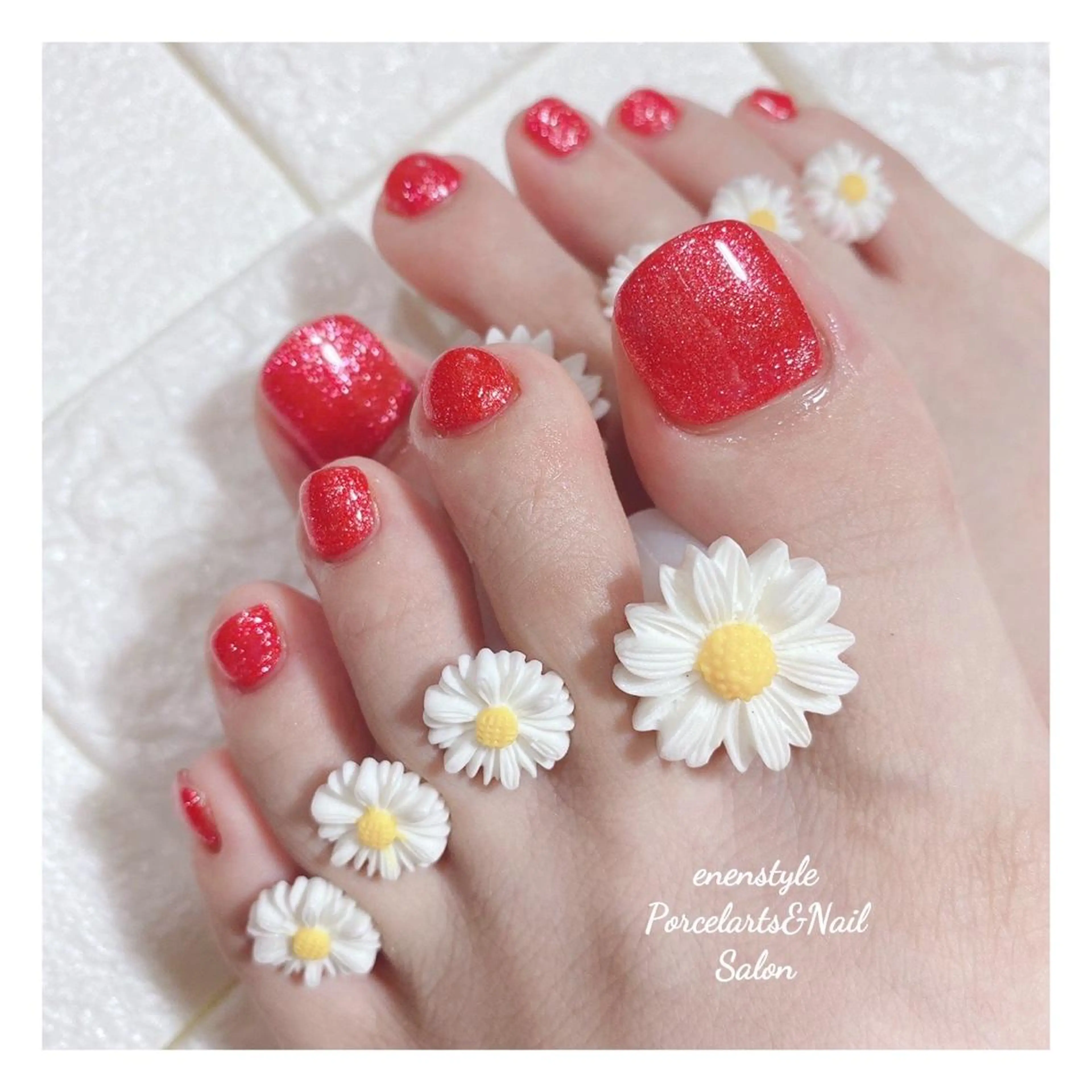 ミディアム ネイル 👑enen style👑のネイルデザイン