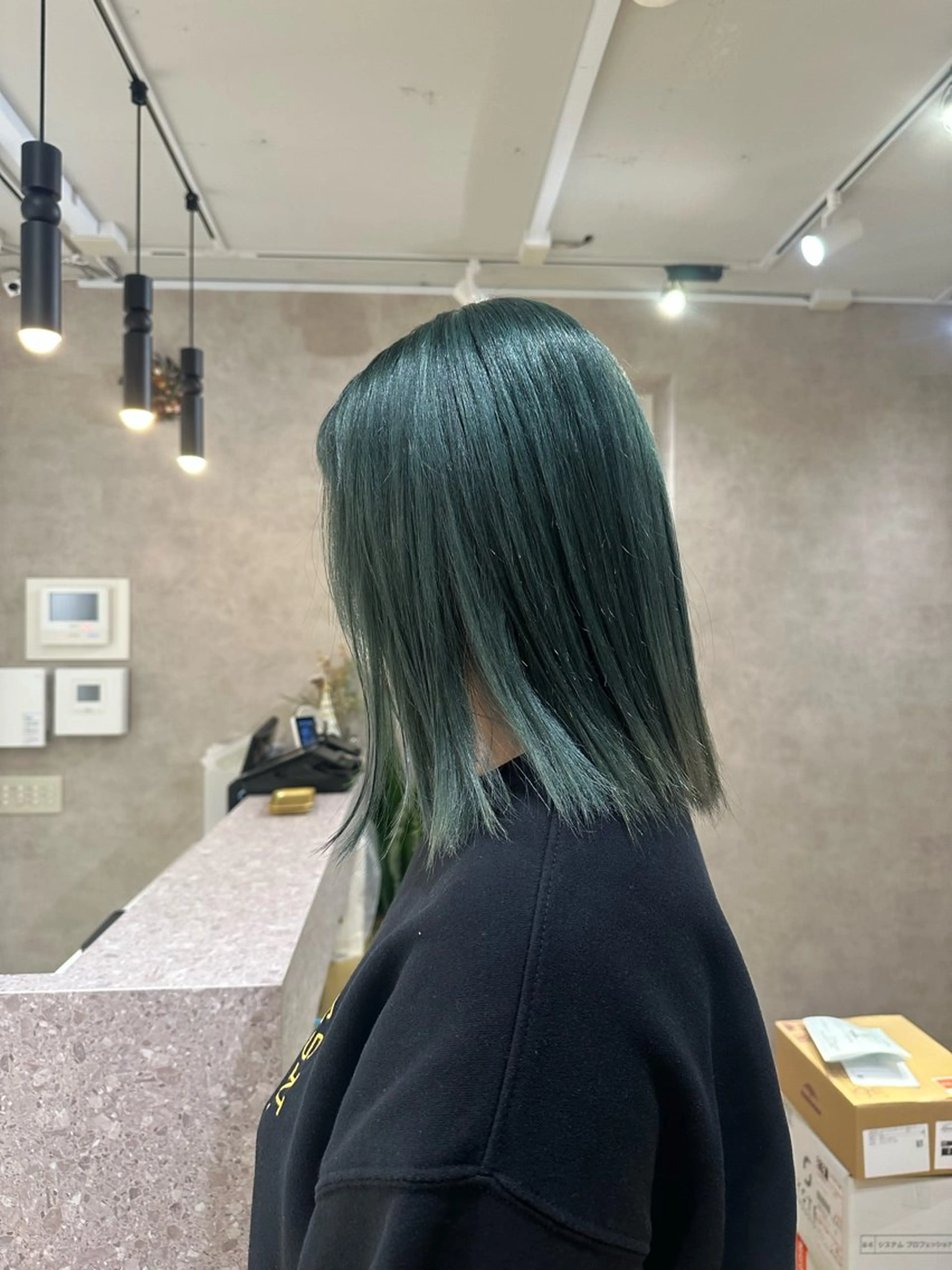 ミディアム ヘアカラー 🍇透明感カラー/ カットひかる🍒のヘアスタイル