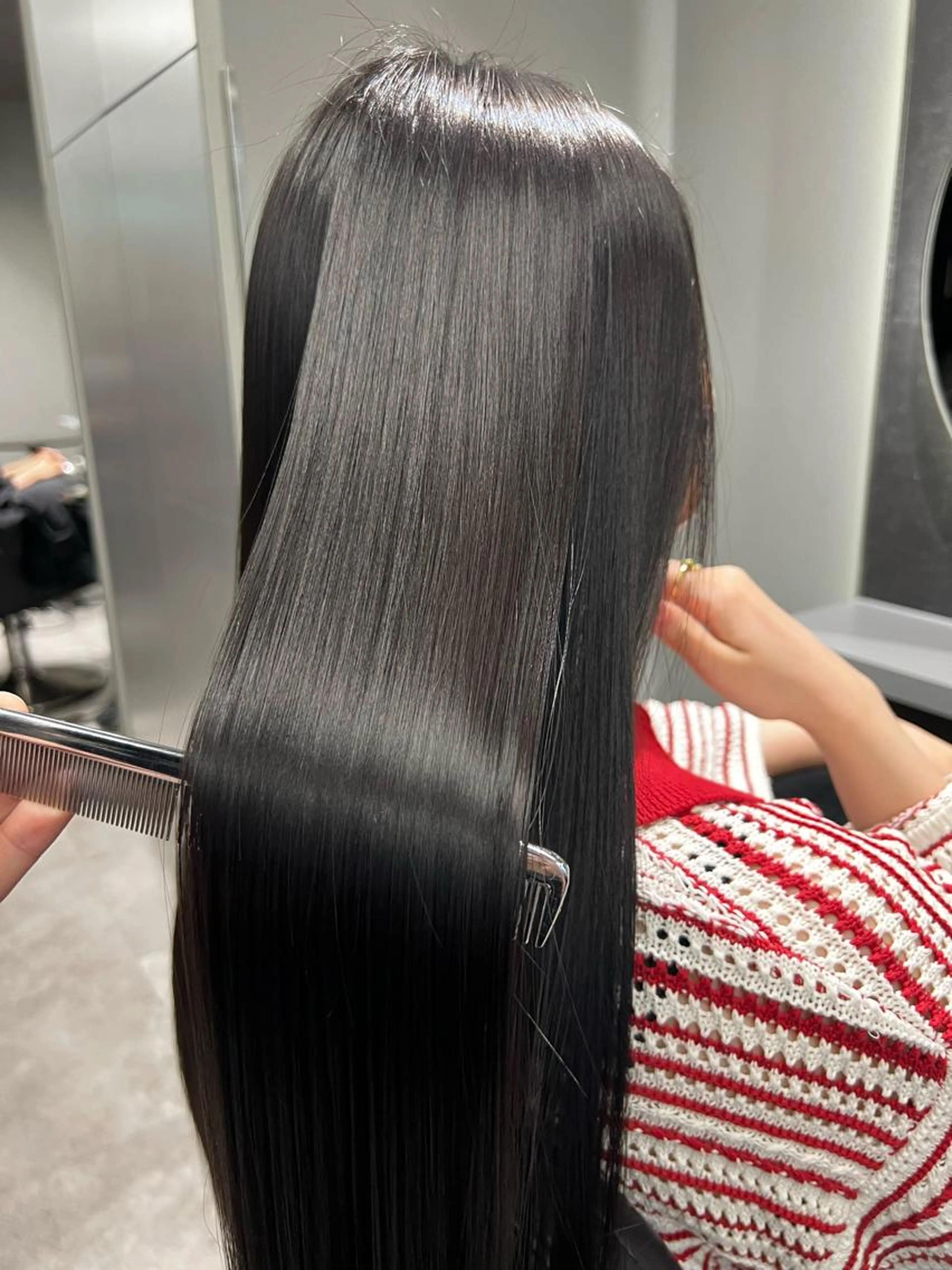 💫🌟次世代弱酸性縮毛矯正➕髪質改善ULTOWA水素トリートメント🫧🫧の写真