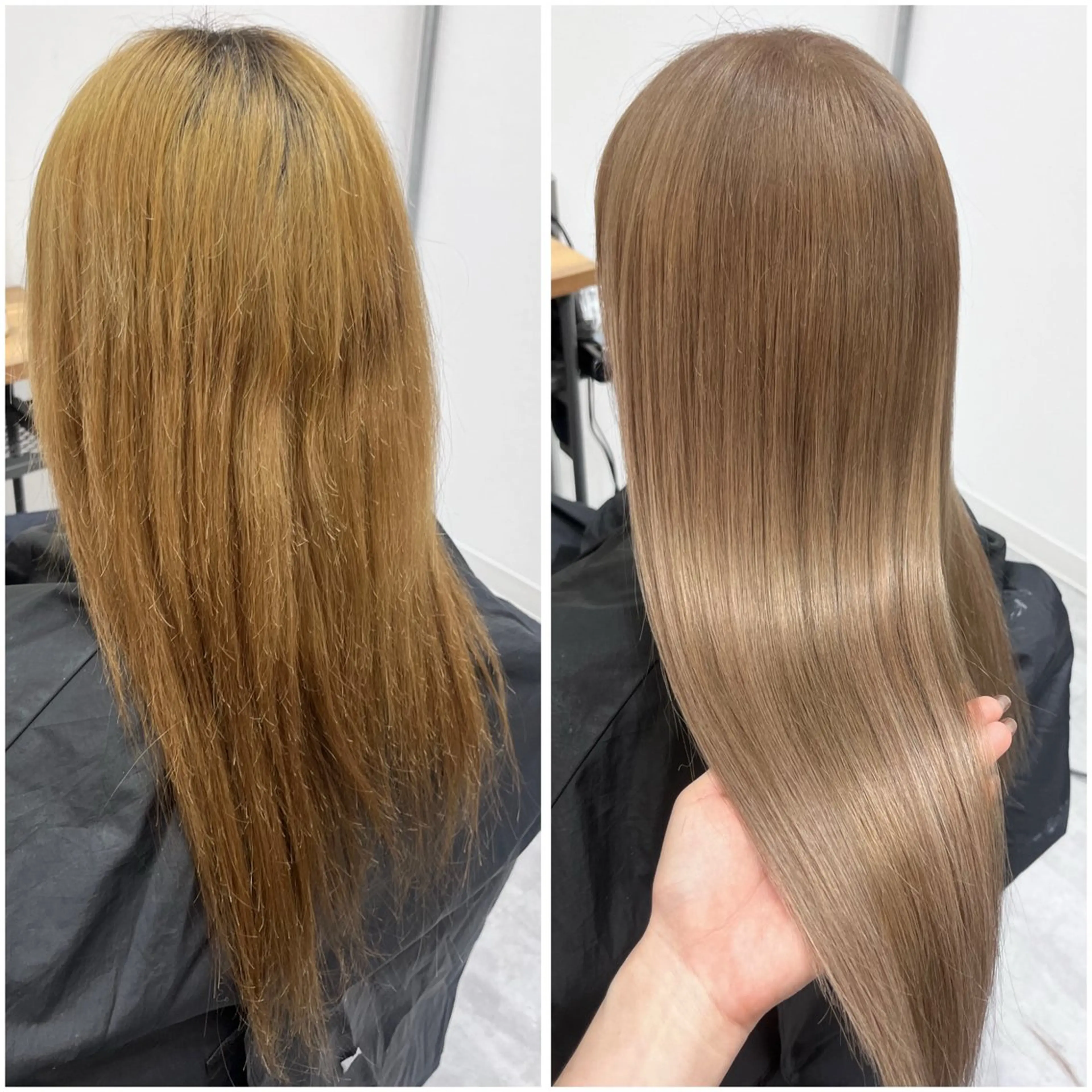 ロング カラー シールエクステ ブラウンカラー 透明感カラー エクステ 髪質改善 ヘアカラー トリートメント エクステ MAKO ❤️🔥NEXTのヘアスタイル