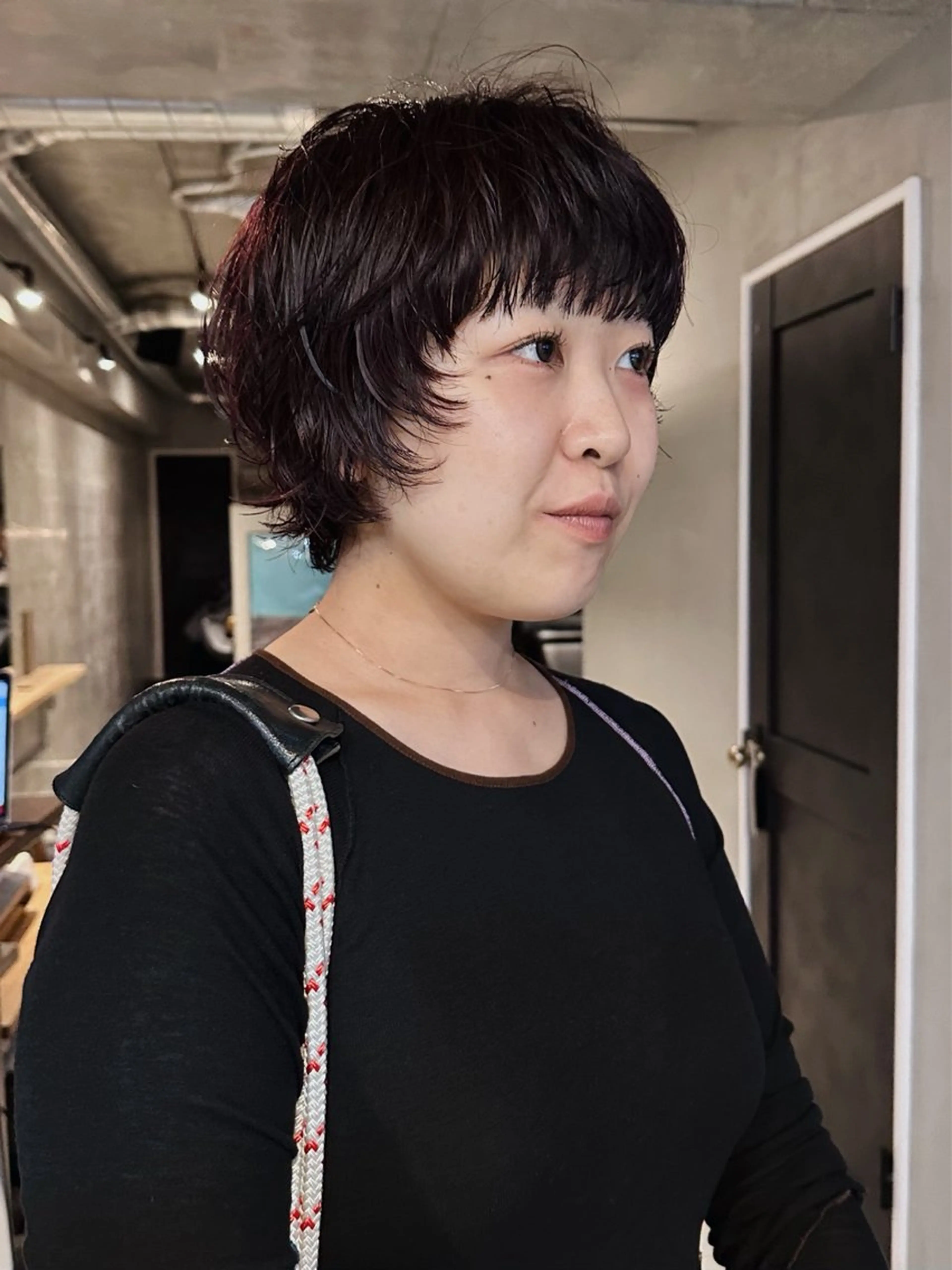 ショート カット パーマ トリートメント 前野 日奈のヘアスタイル