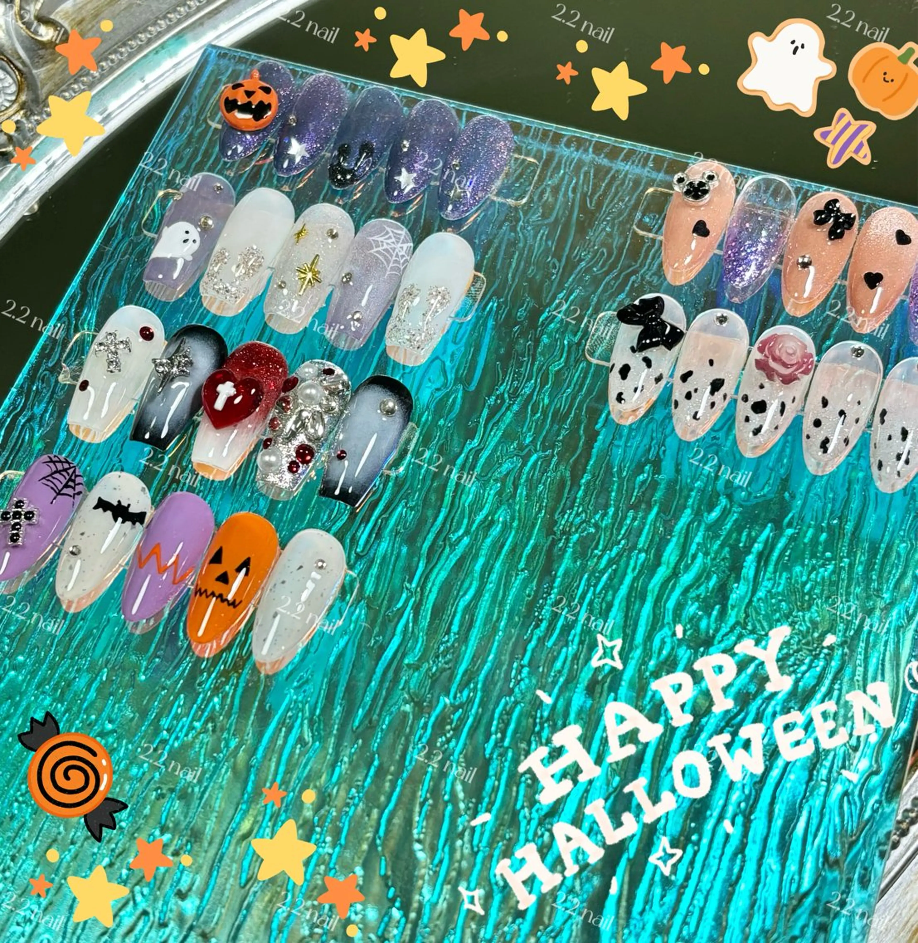 ネイル ハロウィン Lychee nail salon所属・🍒Lychee ✨のネイルデザイン