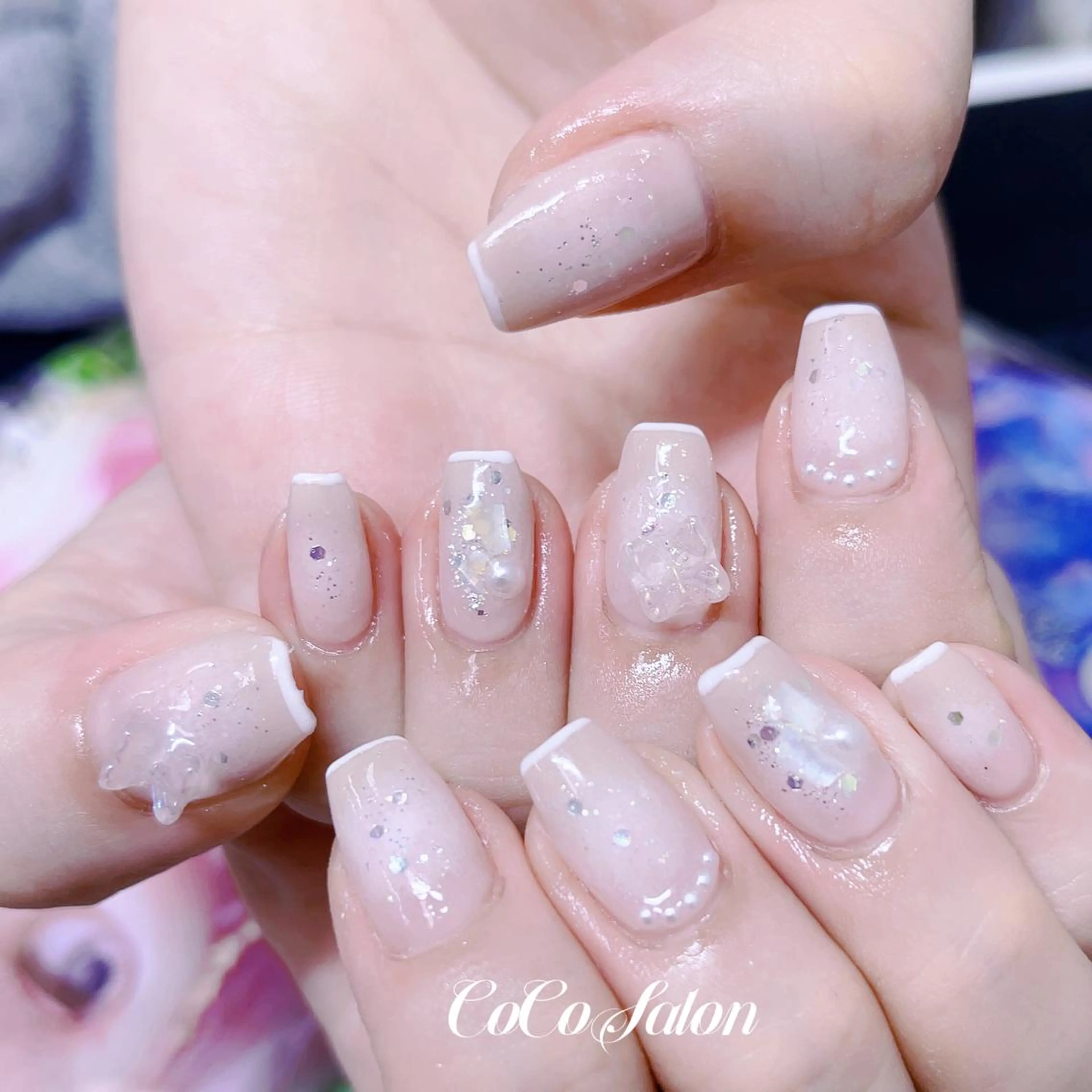 ネイル フレンチネイル CoCoSalon ネイル/まつ毛予約のネイルデザイン
